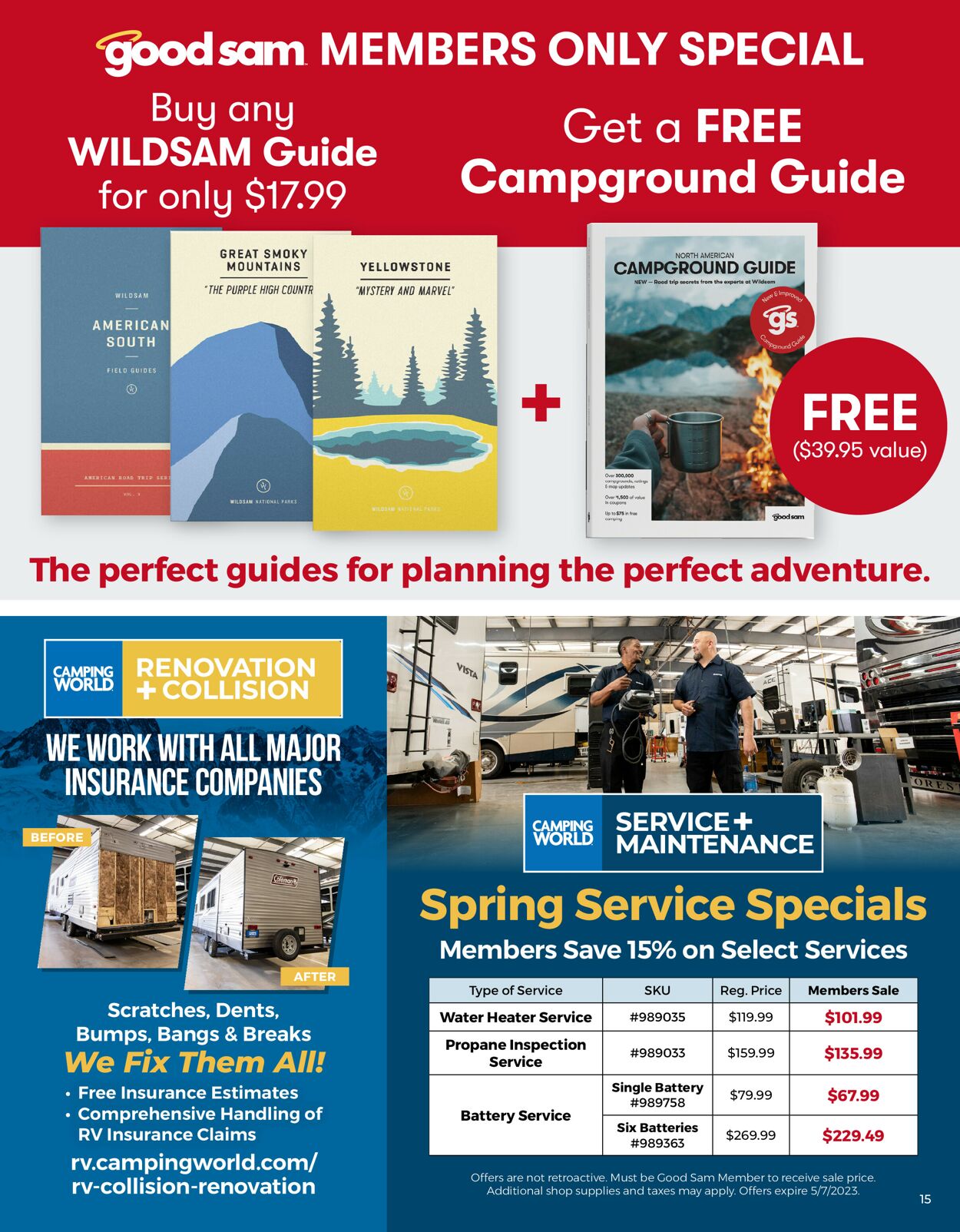 Camping World Weekly Ad Circular - valid 04/13-05/07/2023 (Page 15)