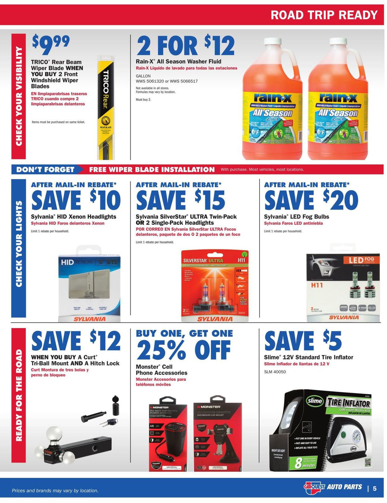 CarQuest Weekly Ad Circular - valid 06/23-08/24/2022 (Page 5)