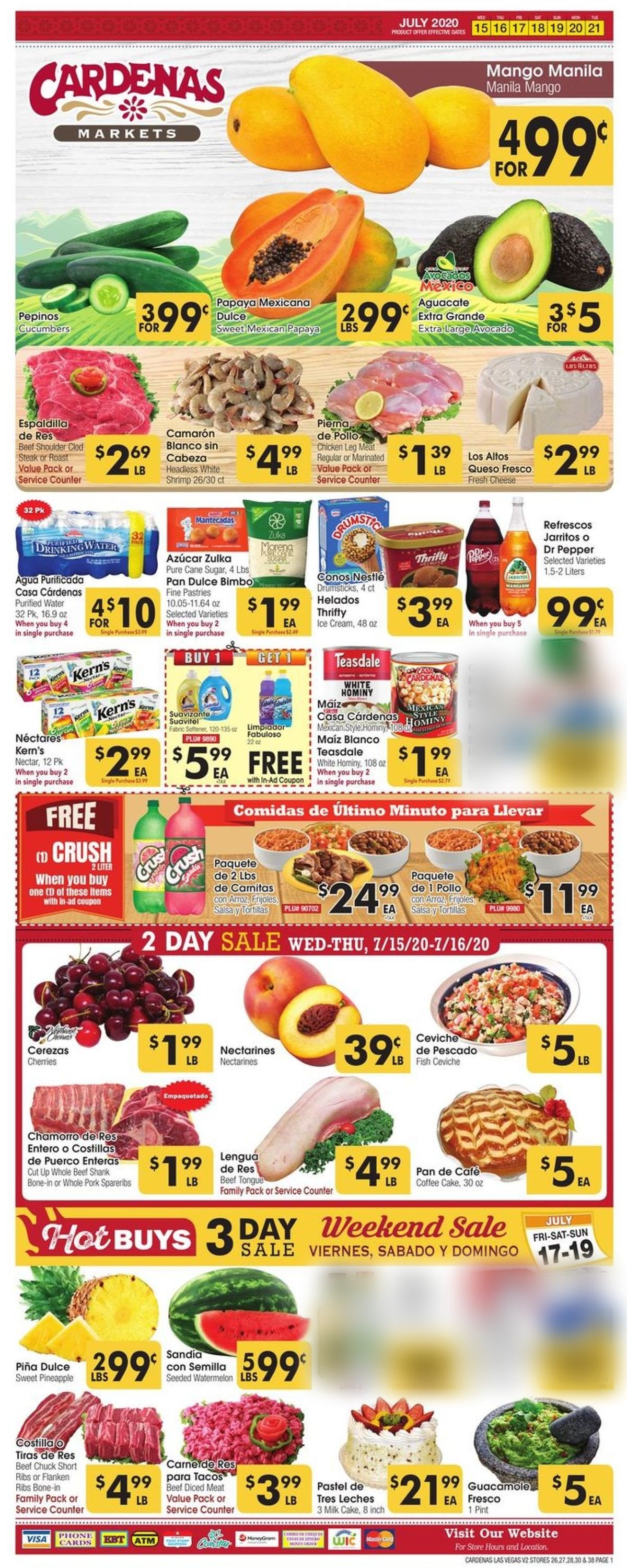Cardenas Weekly Ad Circular - valid 07/15-07/21/2020