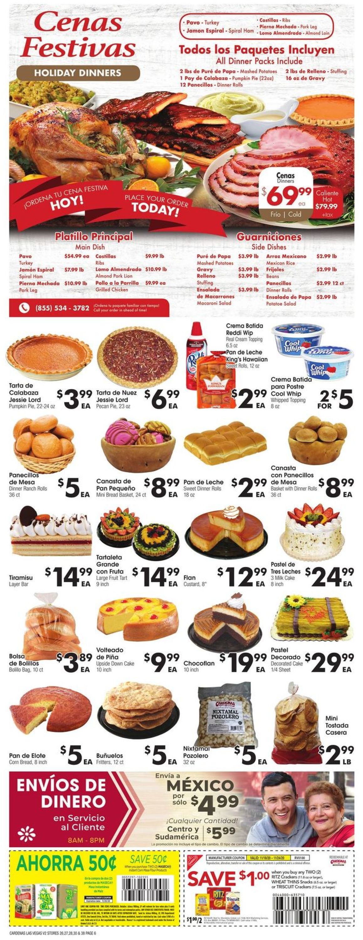 Cardenas Thanksgiving 2020 Weekly Ad Circular - valid 11/18-11/24/2020 (Page 6)