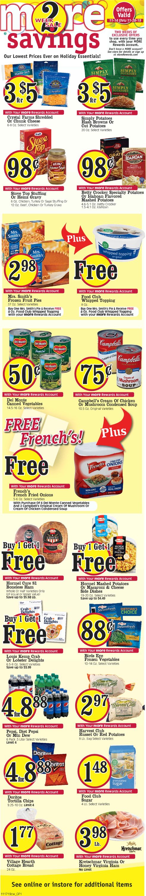 Cash Wise - Thanksgiving Ad 2019 Weekly Ad Circular - valid 11/20-11/26/2019 (Page 7)
