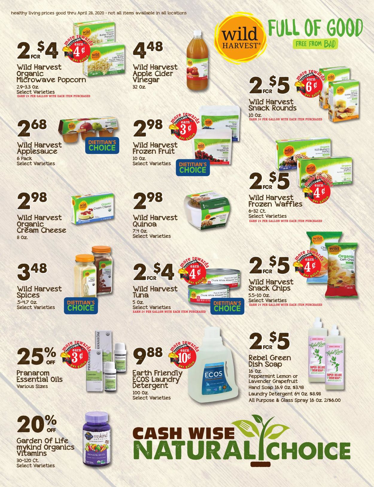 Cash Wise Weekly Ad Circular - valid 03/29-04/28/2020 (Page 3)