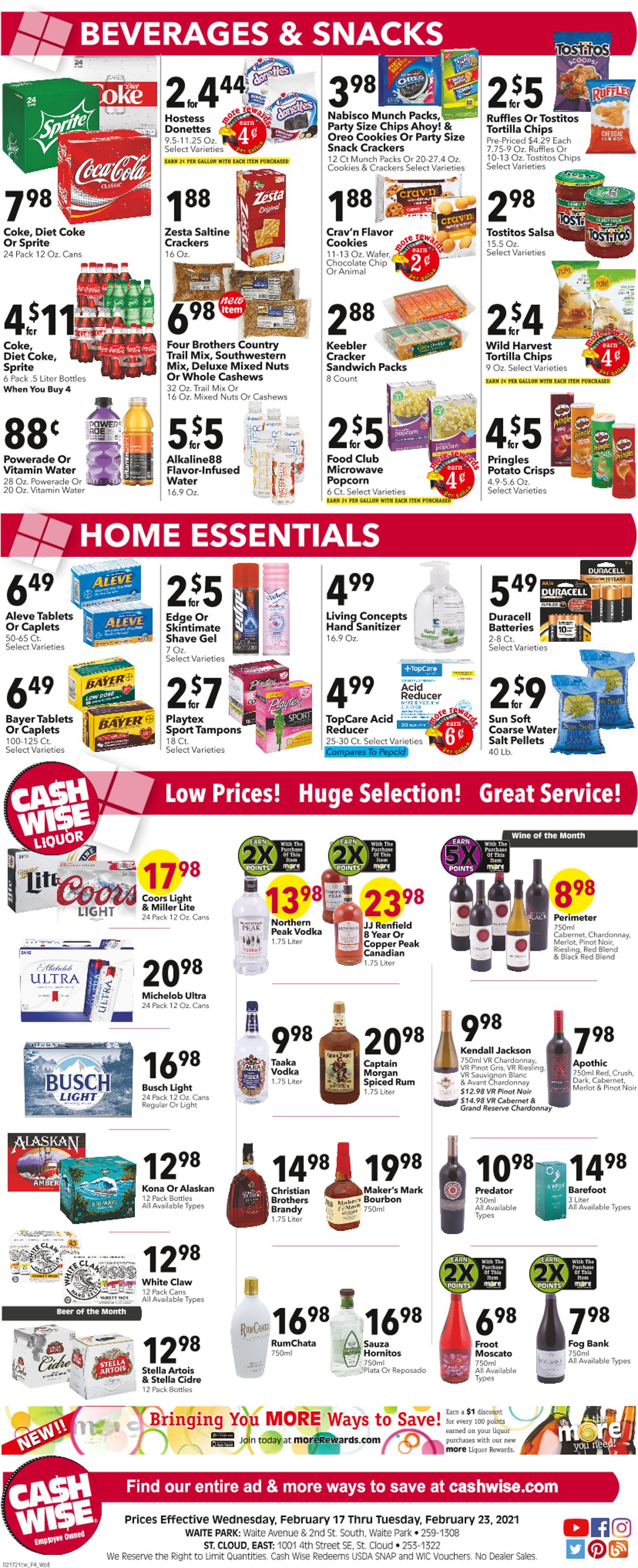 Cash Wise Weekly Ad Circular - valid 02/17-02/23/2021 (Page 4)