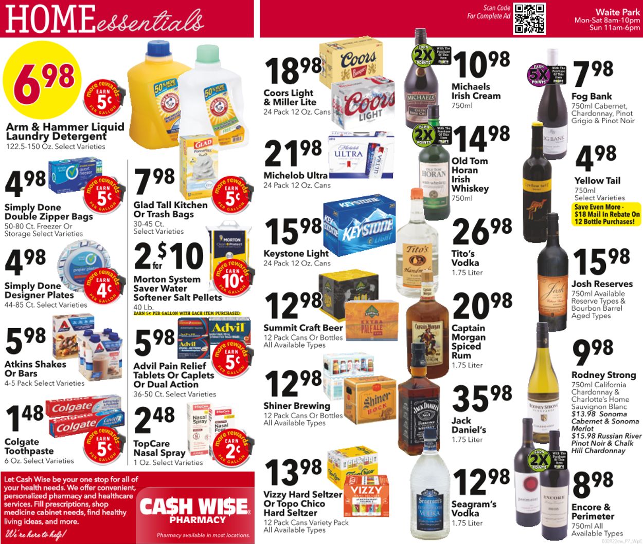 Cash Wise Weekly Ad Circular - valid 03/09-03/15/2022 (Page 7)
