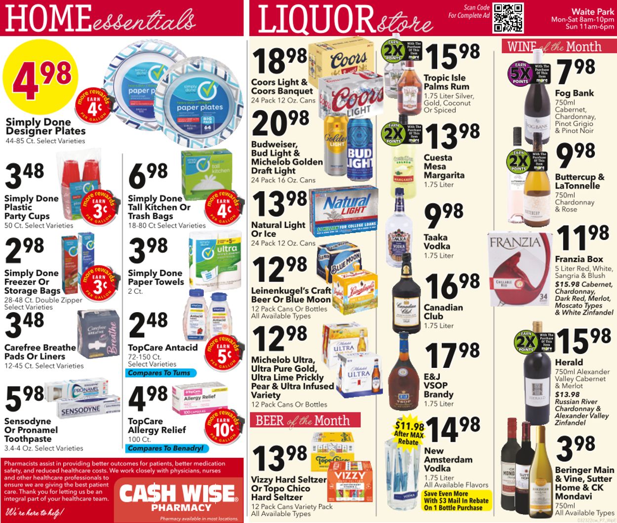 Cash Wise Weekly Ad Circular - valid 03/23-03/29/2022 (Page 7)
