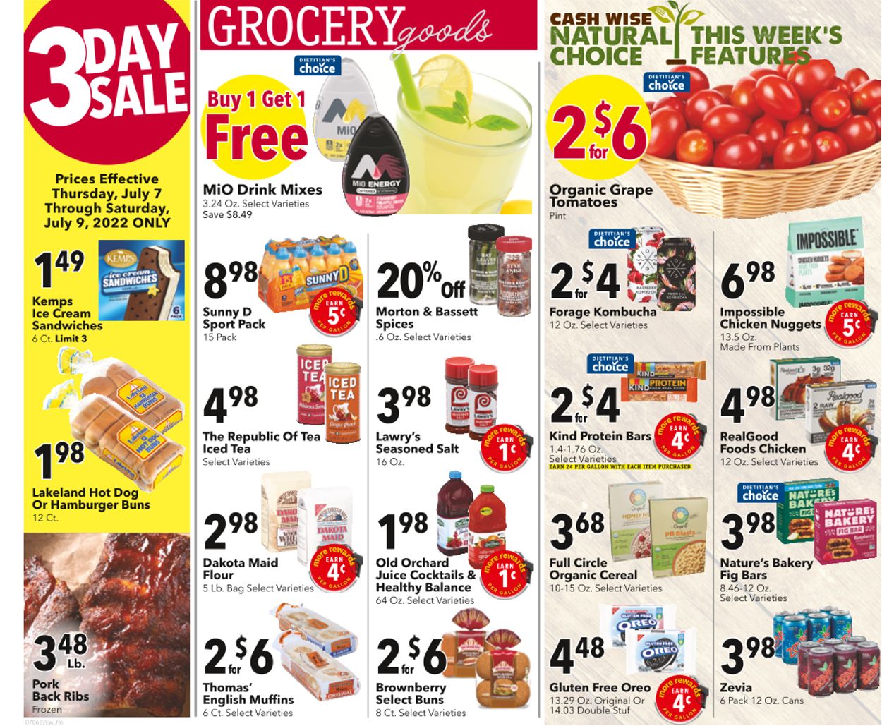 Cash Wise Weekly Ad Circular - valid 07/06-07/12/2022 (Page 6)