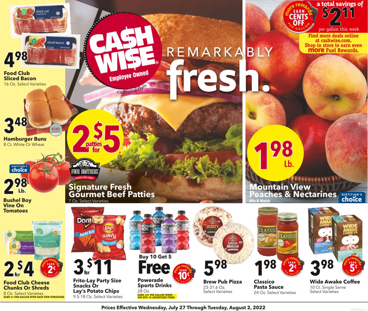 Cash Wise Weekly Ad Circular - valid 07/28-08/03/2022