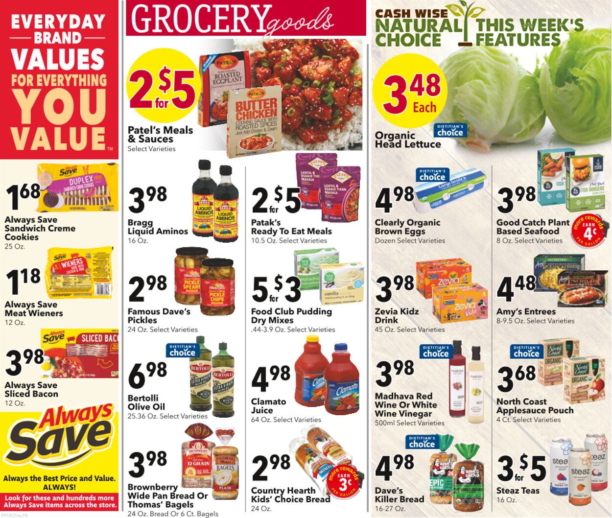 Cash Wise Weekly Ad Circular - valid 09/15-09/21/2022 (Page 6)