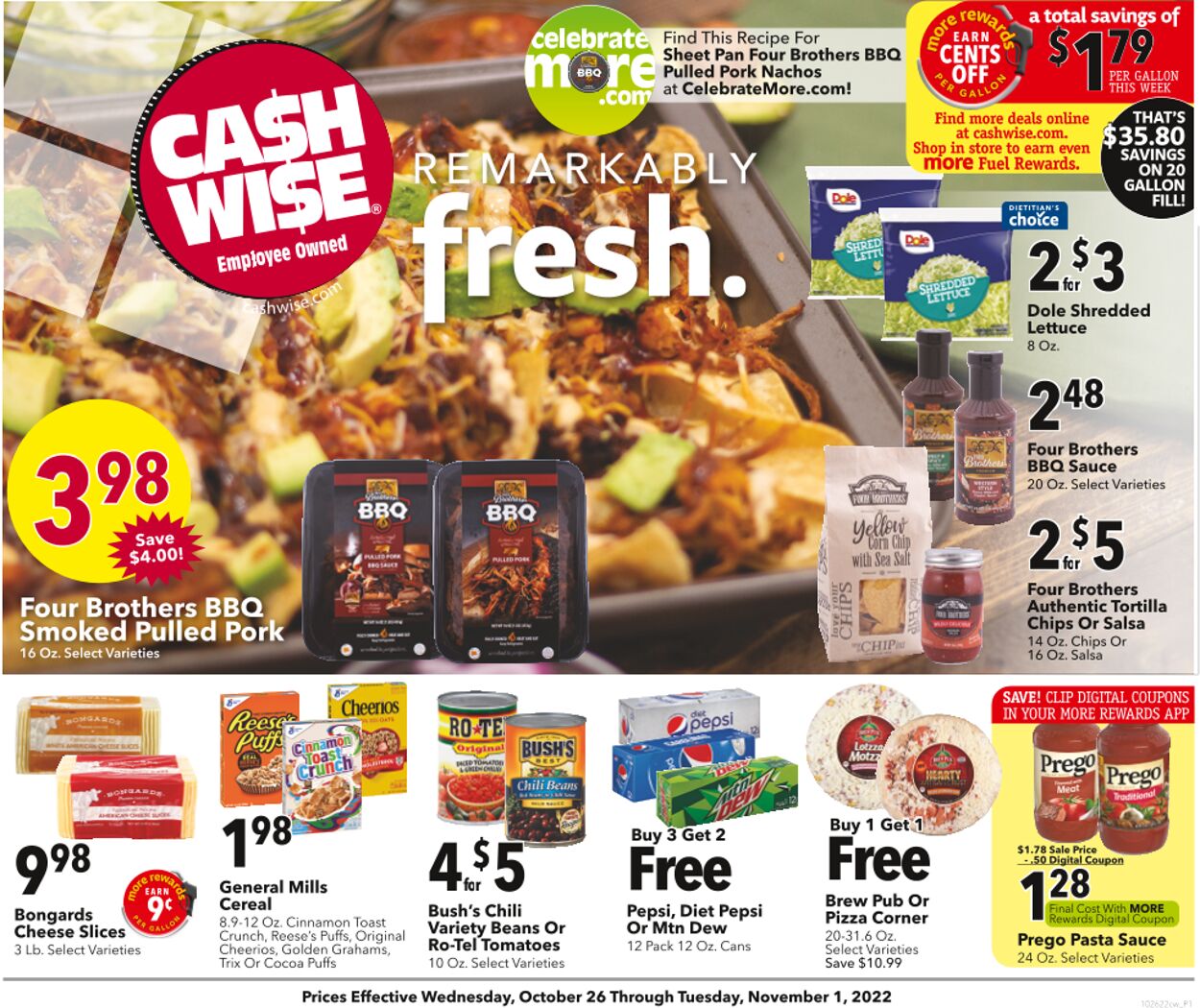Cash Wise Weekly Ad Circular - valid 10/26-11/01/2022