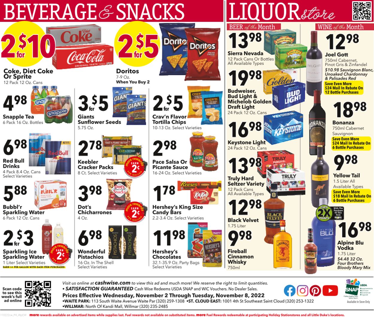 Cash Wise Weekly Ad Circular - valid 11/03-11/09/2022 (Page 4)