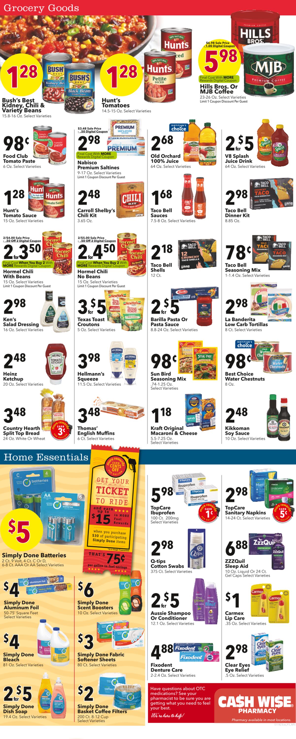 Cash Wise Weekly Ad Circular - valid 01/19-01/25/2023 (Page 3)