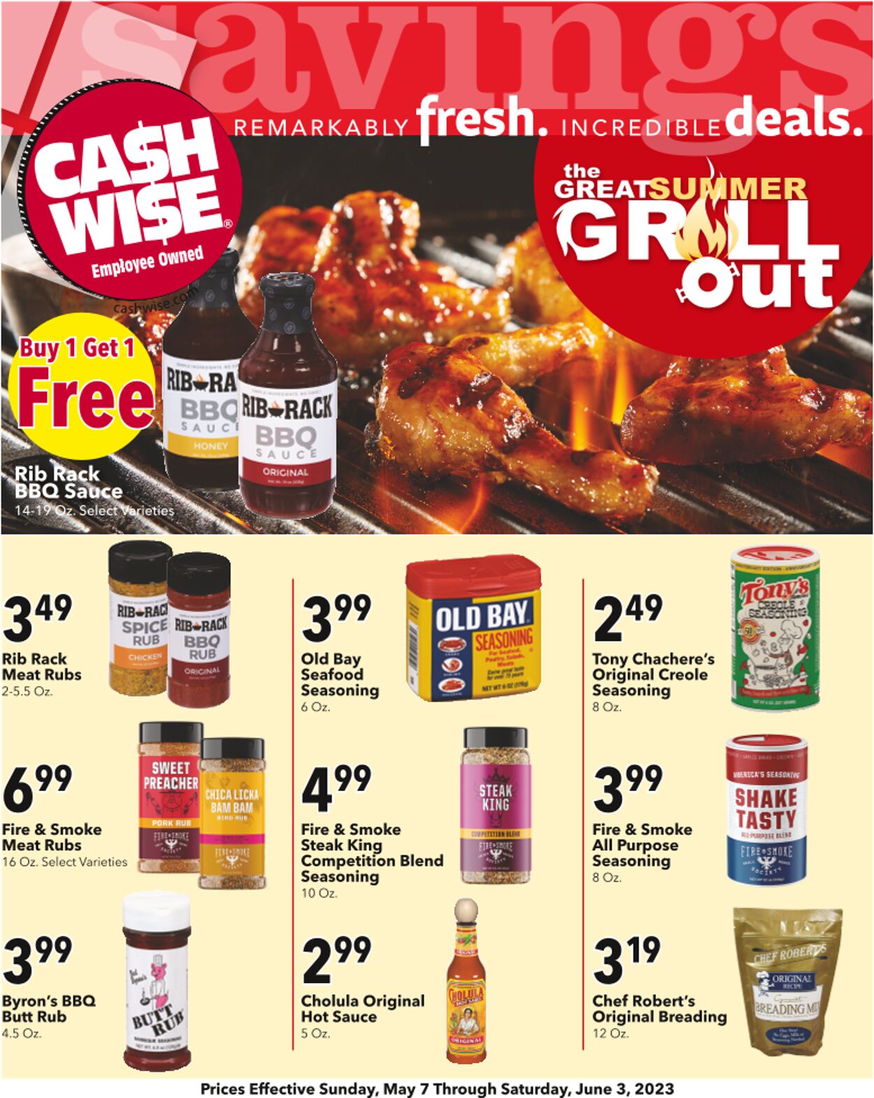 Cash Wise Weekly Ad Circular - valid 05/08-06/04/2023