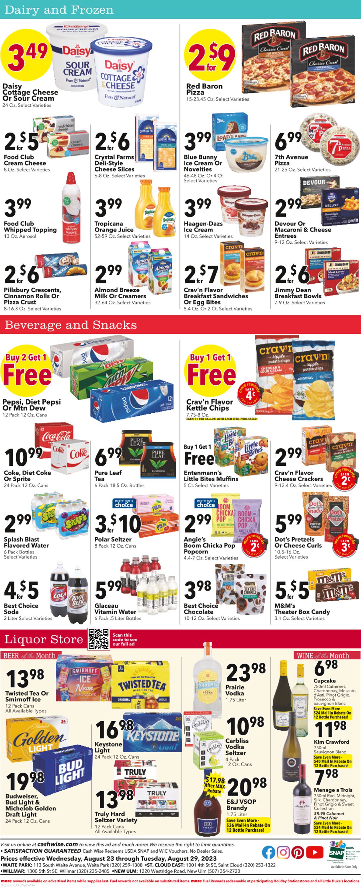 Cash Wise Weekly Ad Circular - valid 08/24-08/30/2023 (Page 4)