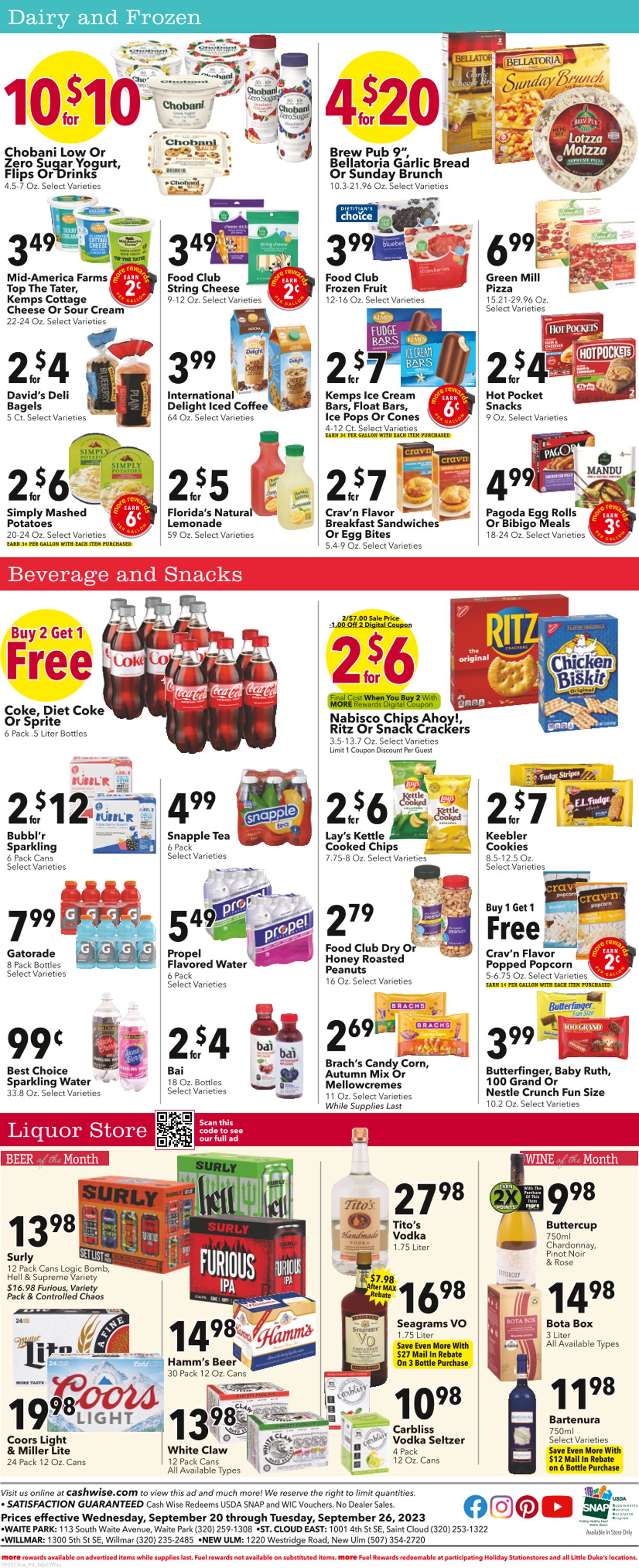 Cash Wise Weekly Ad Circular - valid 09/21-09/27/2023 (Page 4)