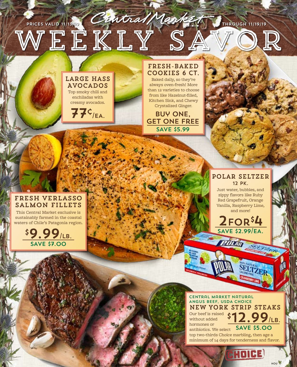 Central Market Weekly Ad Circular - valid 11/13-11/19/2019
