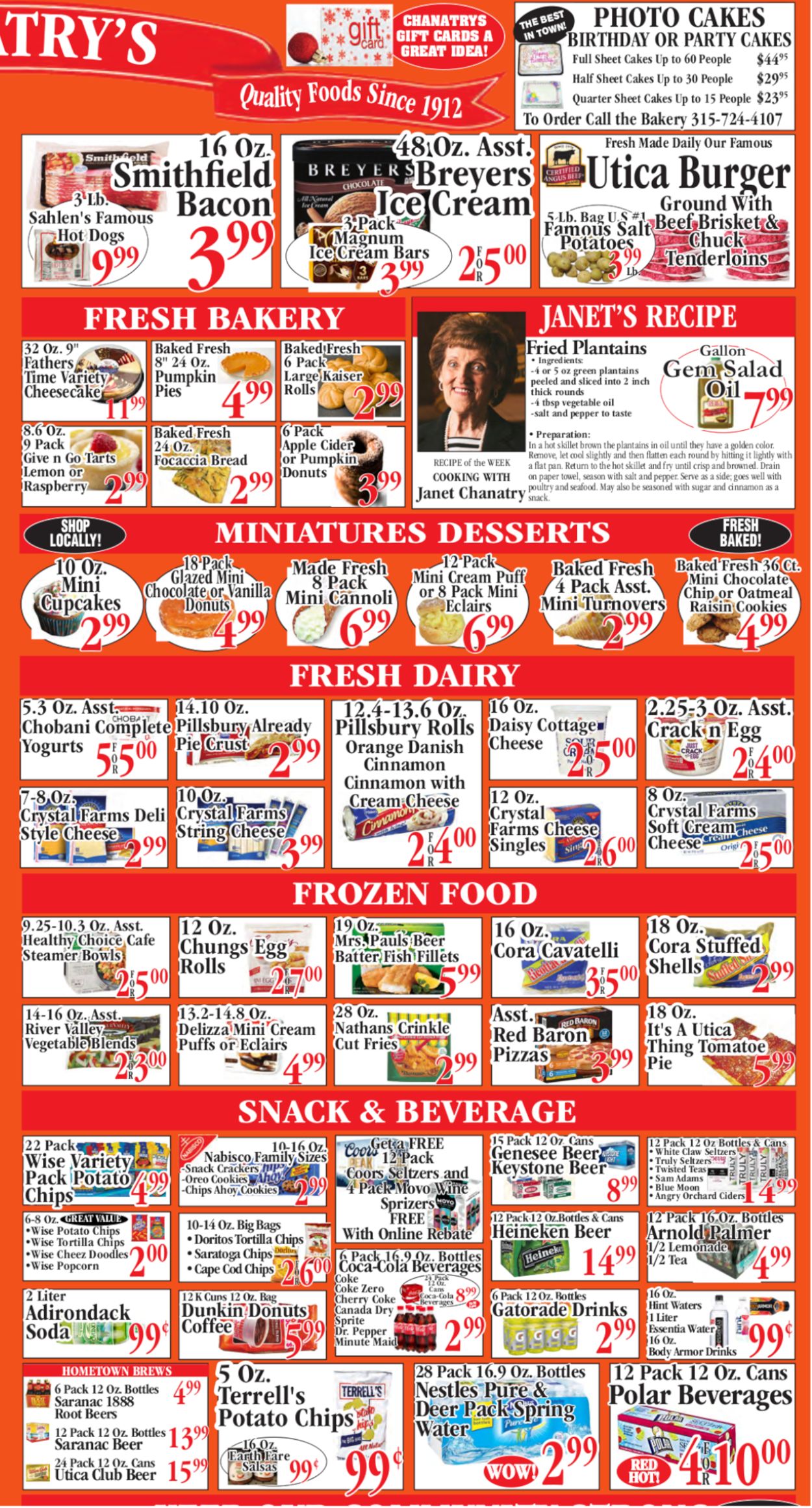 Chanatry's Hometown Market Weekly Ad Circular - valid 10/25-10/31/2020 (Page 3)