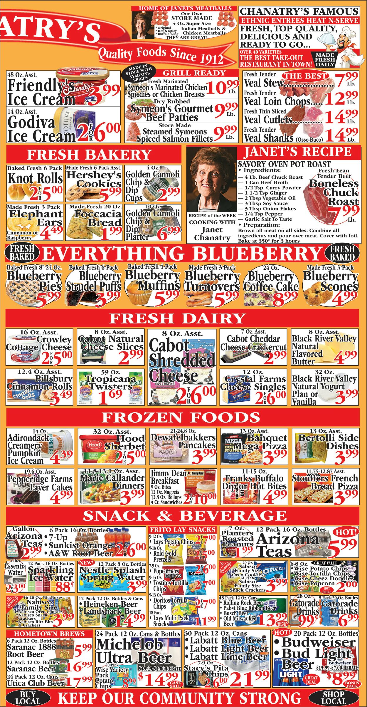 Chanatry's Hometown Market Weekly Ad Circular - valid 10/16-10/22/2022 (Page 3)