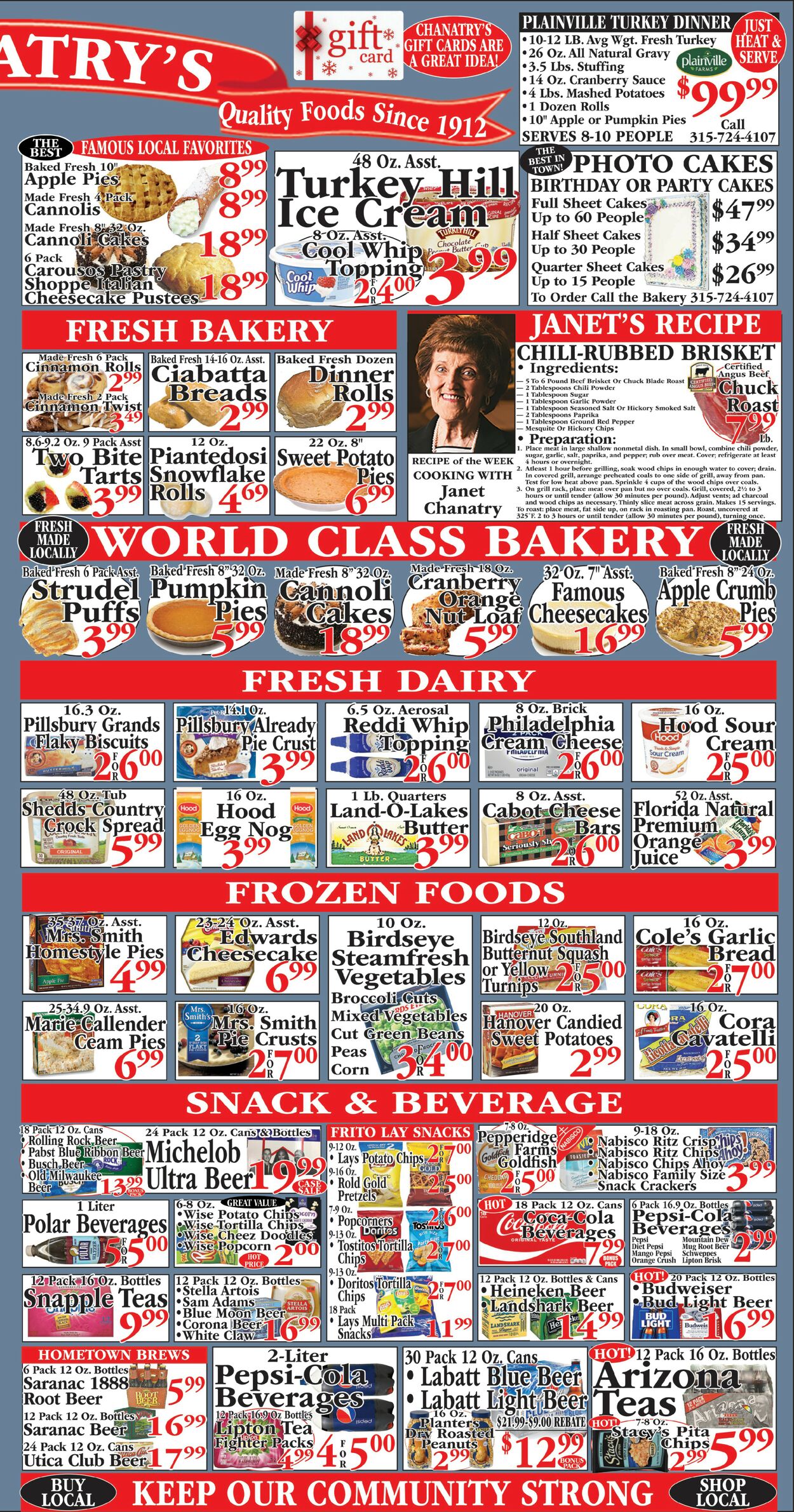 Chanatry's Hometown Market Weekly Ad Circular - valid 11/13-11/21/2022 (Page 3)