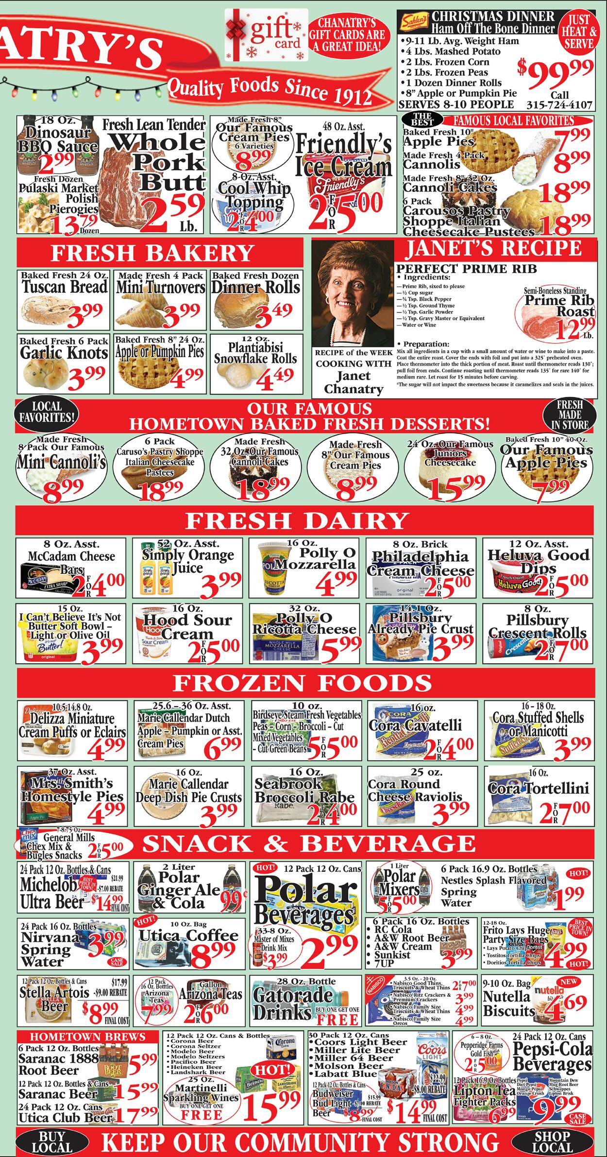 Chanatry's Hometown Market Weekly Ad Circular - valid 12/17-12/24/2023 (Page 3)