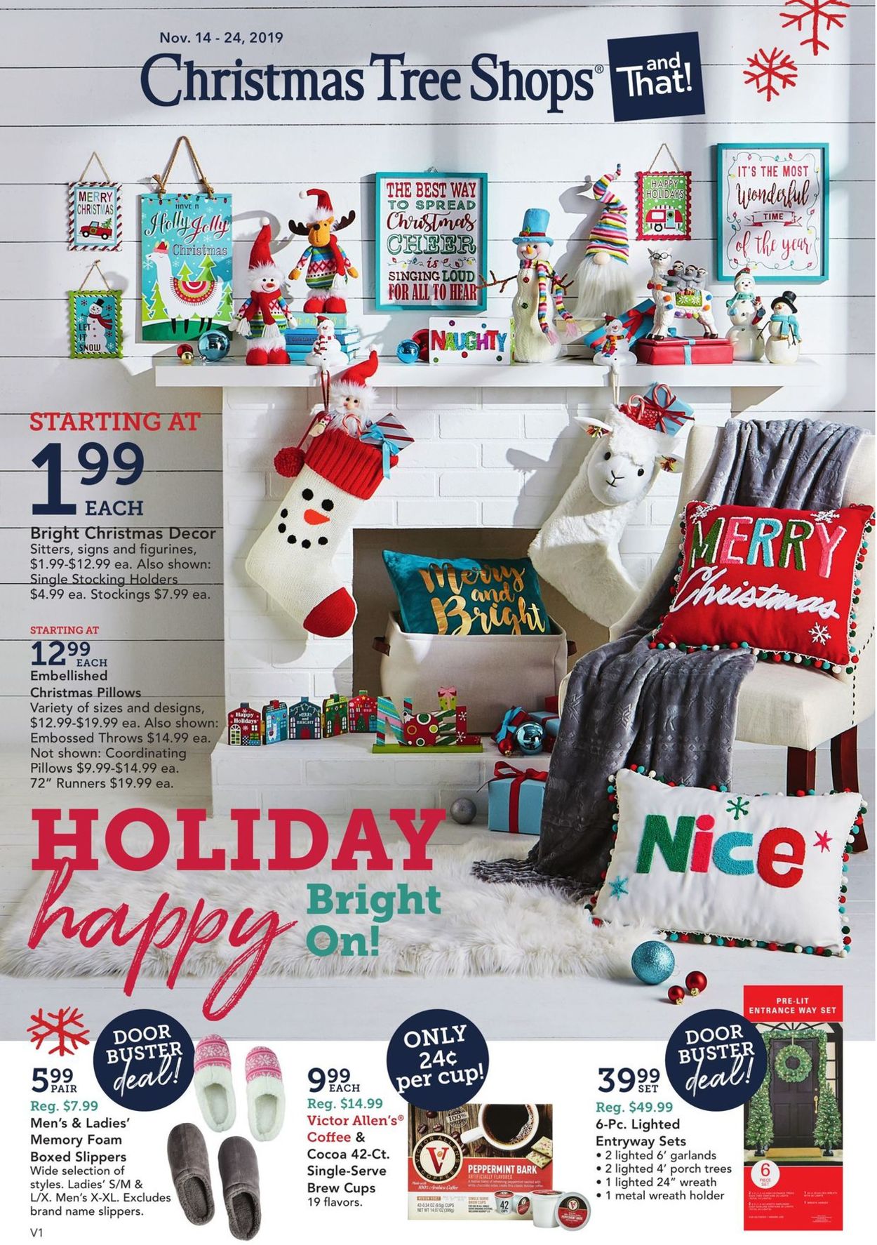 Christmas Tree Shops - Holiday Ad 2019 Weekly Ad Circular - valid 11/14-11/24/2019