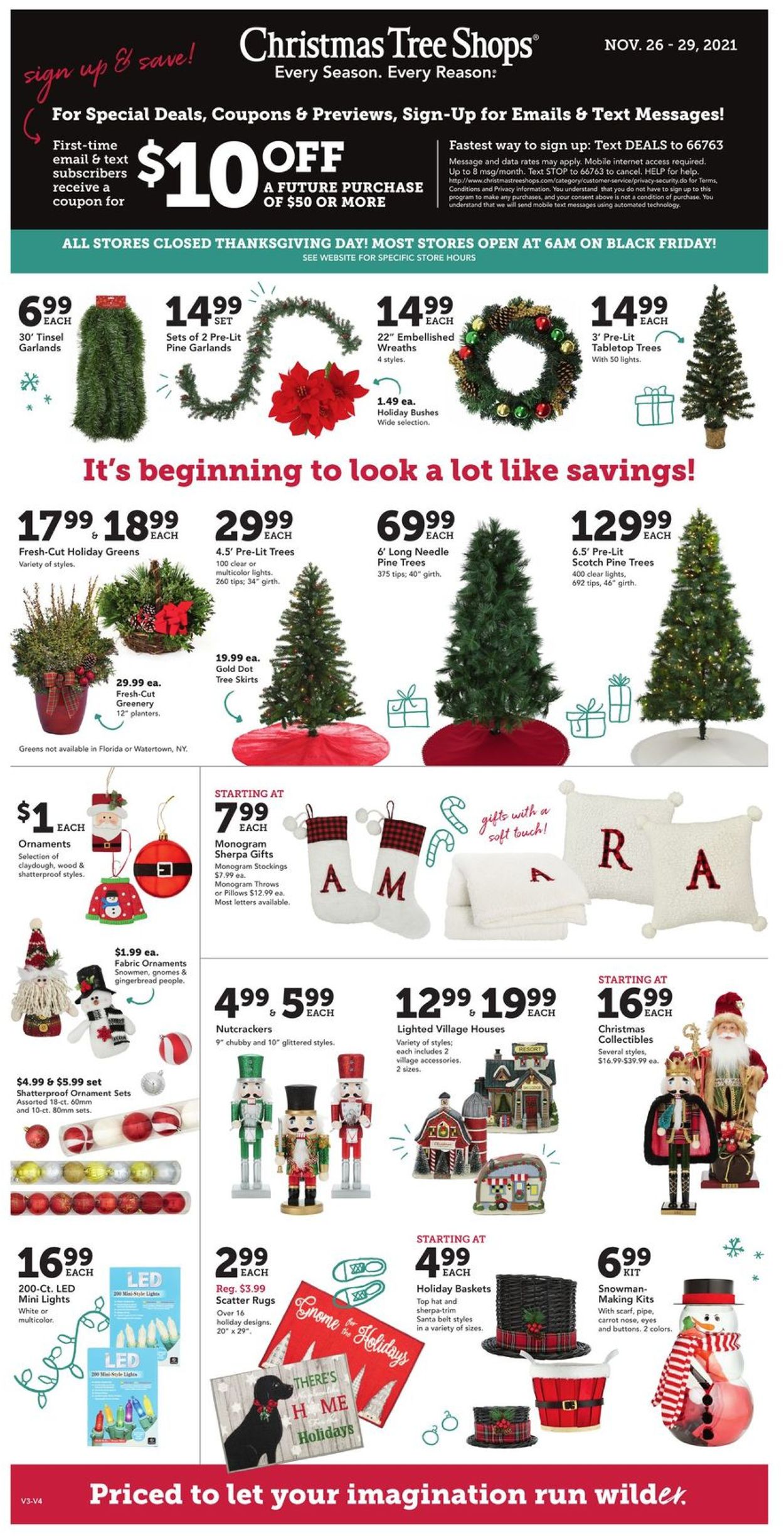 Christmas Tree Shops CYBER MONDAY 2021 Weekly Ad Circular - valid 11/26-11/29/2021