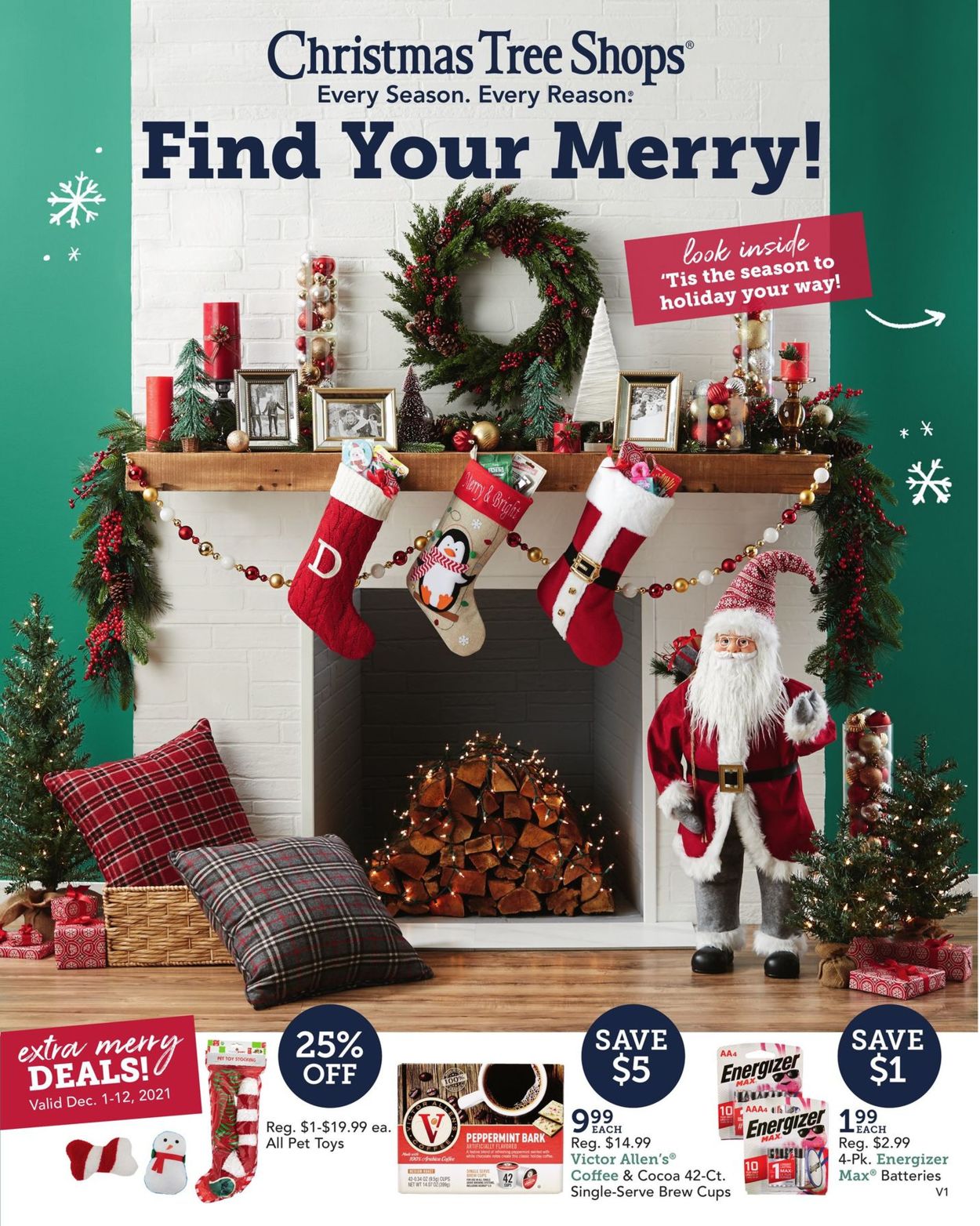 Christmas Tree Shops CHRISTMAS 2021 Weekly Ad Circular - valid 12/01-12/12/2021