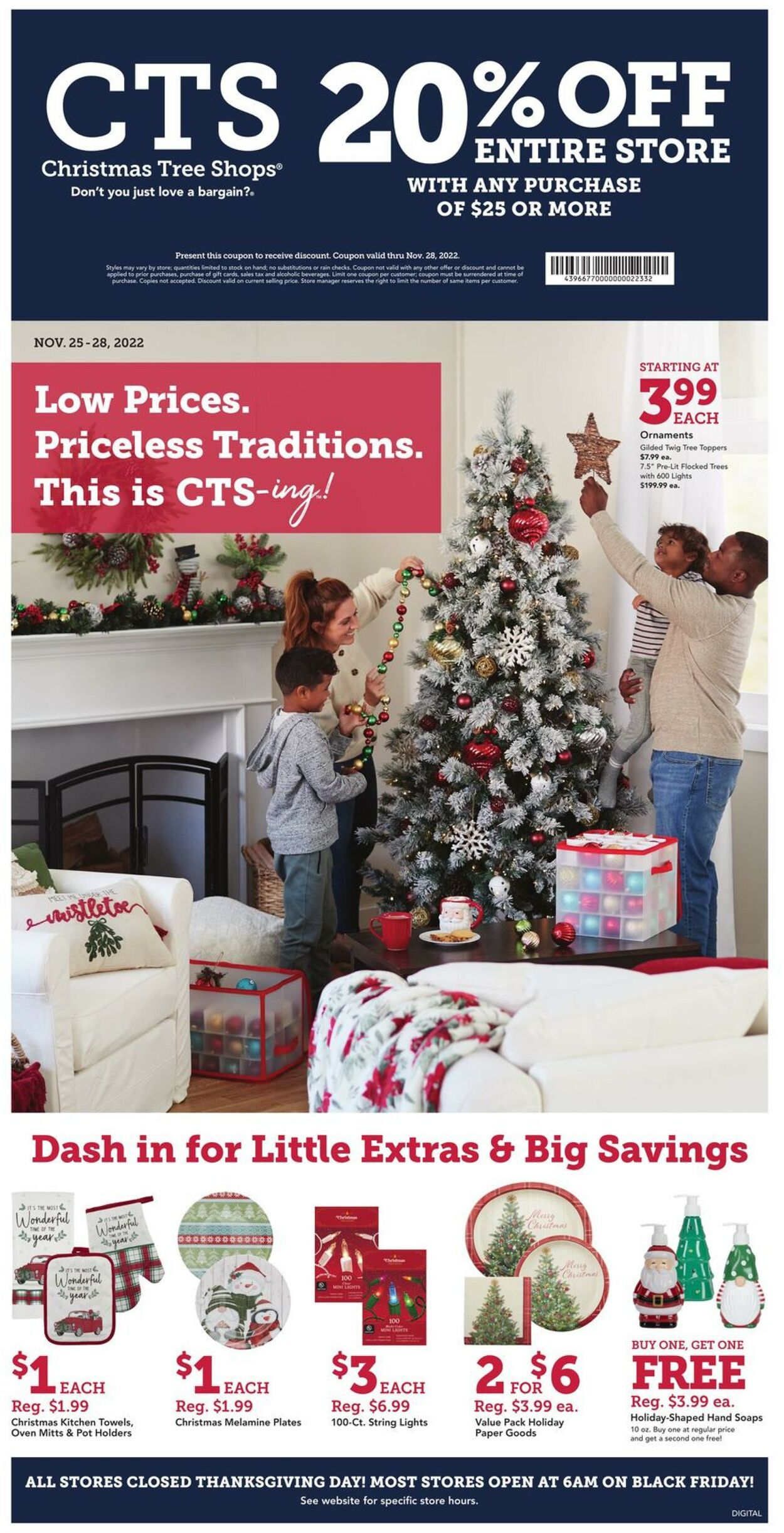 Christmas Tree Shops Weekly Ad Circular - valid 11/25-11/28/2022
