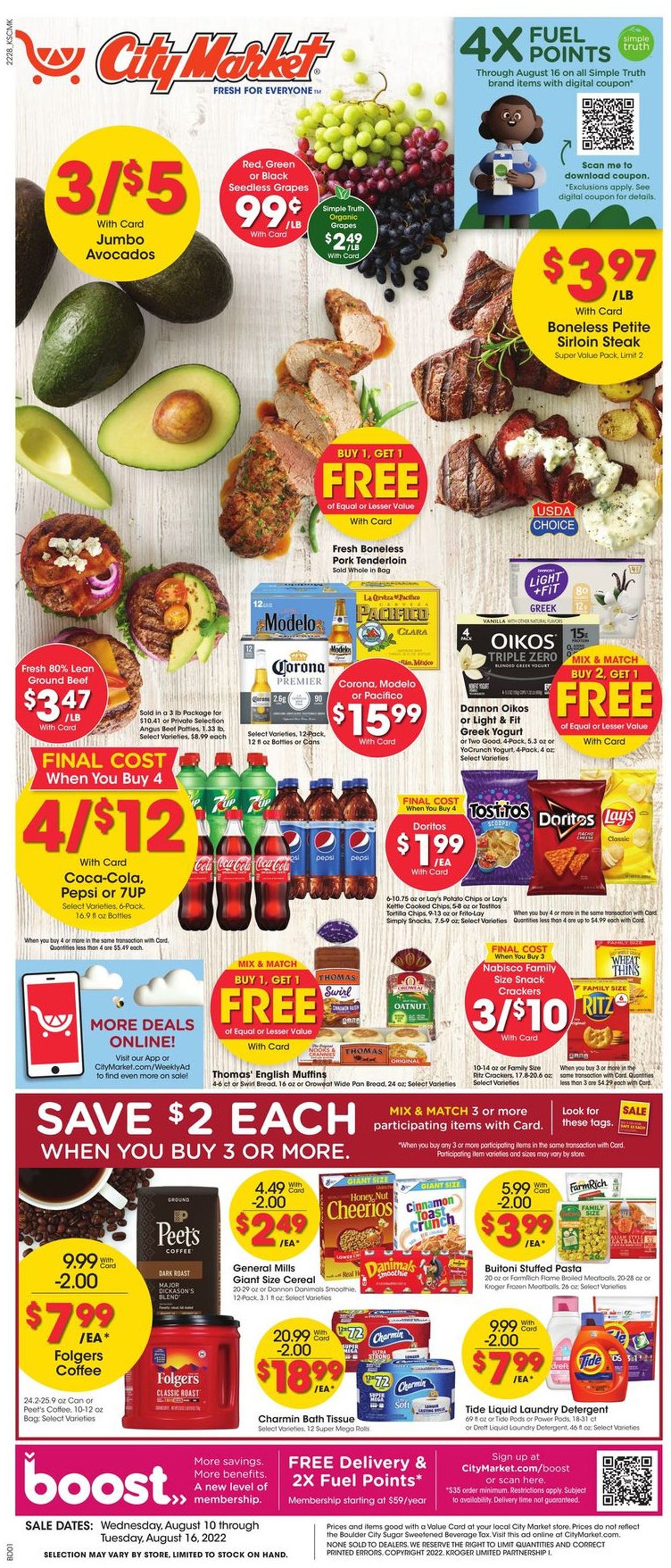 City Market Weekly Ad Circular - valid 08/10-08/16/2022