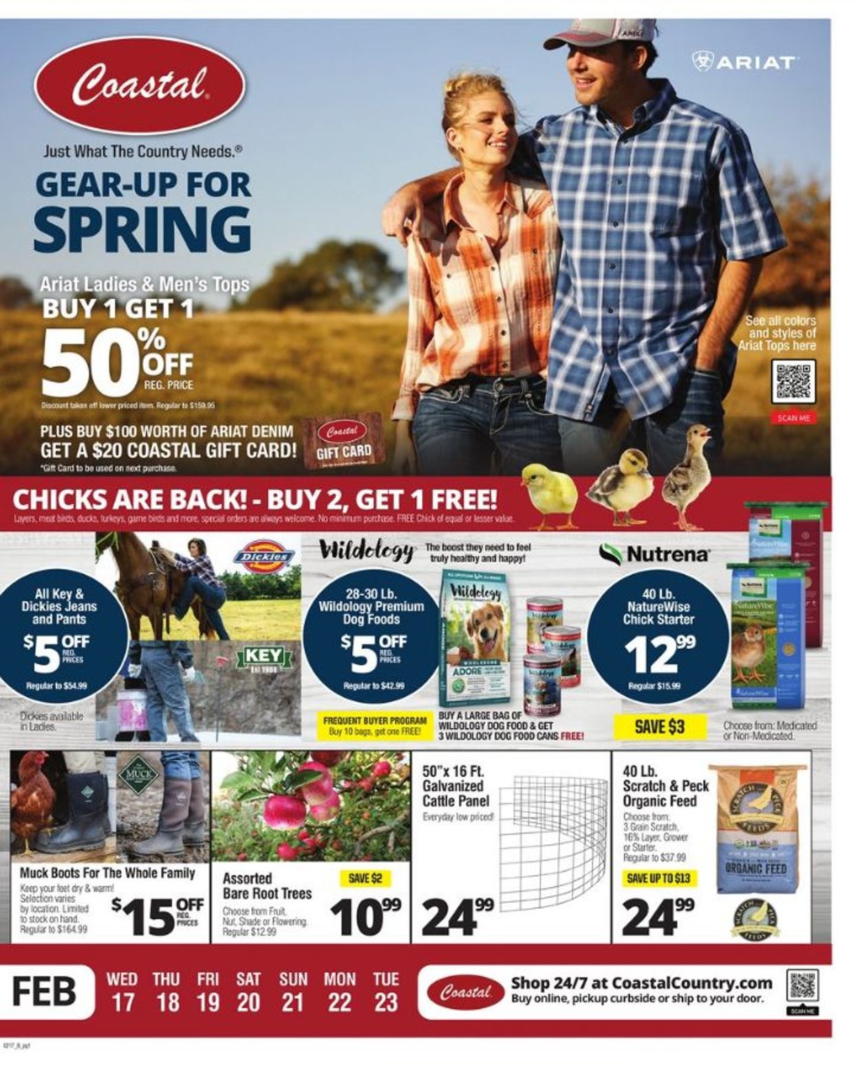 Coastal Farm & Ranch Weekly Ad Circular - valid 02/17-02/23/2021
