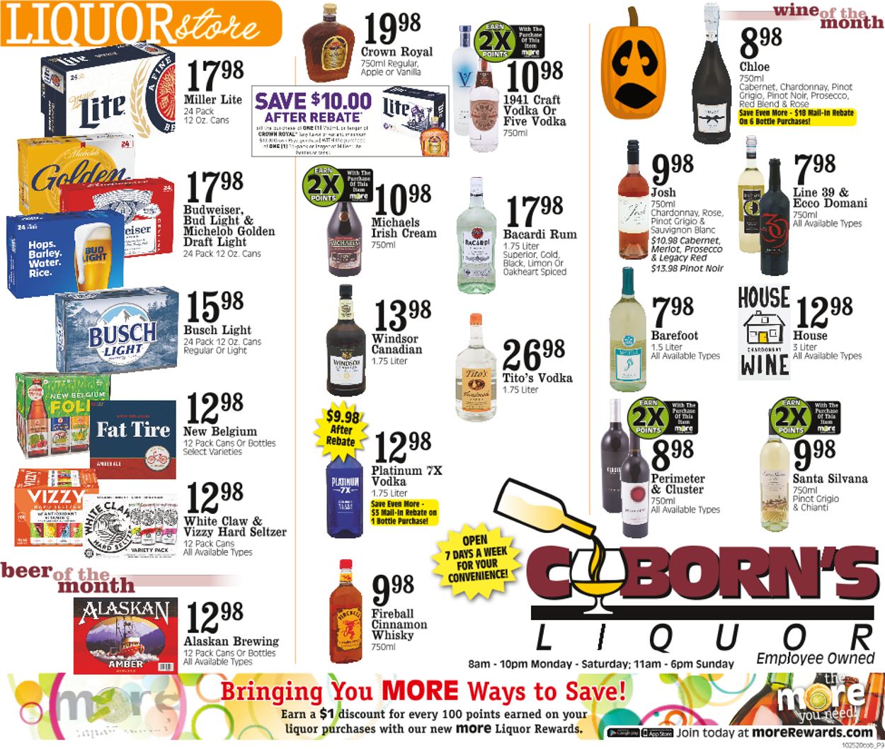 Coborn's Weekly Ad Circular - valid 10/28-11/01/2020 (Page 9)