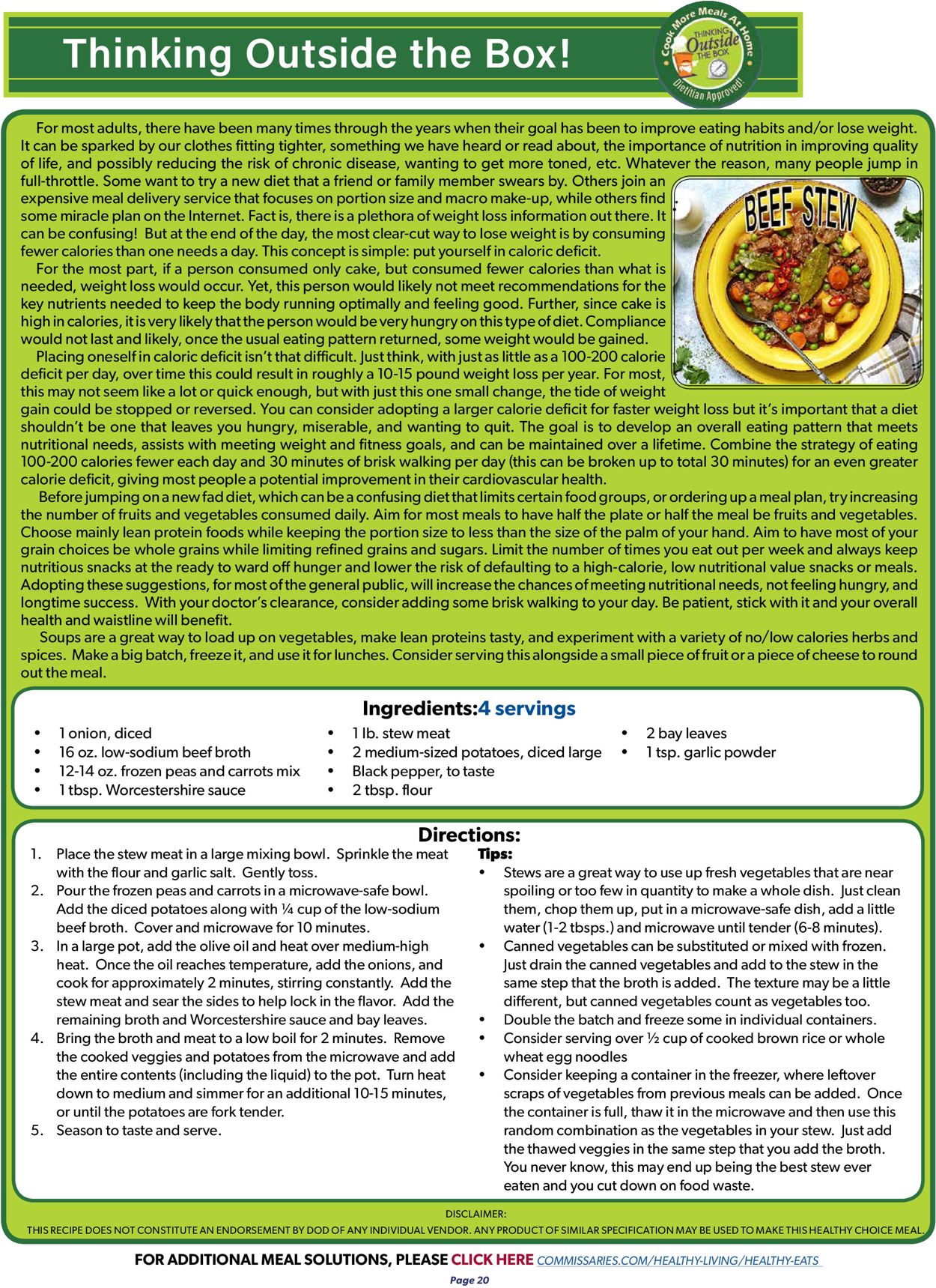 Commissary Weekly Ad Circular - valid 01/06-01/19/2020 (Page 20)