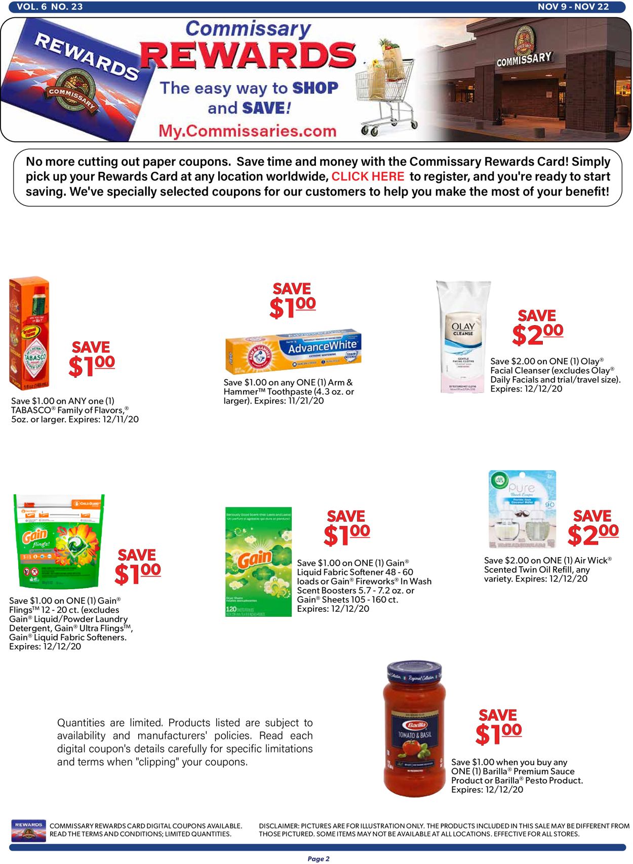 Commissary Weekly Ad Circular - valid 11/09-11/22/2020 (Page 2)