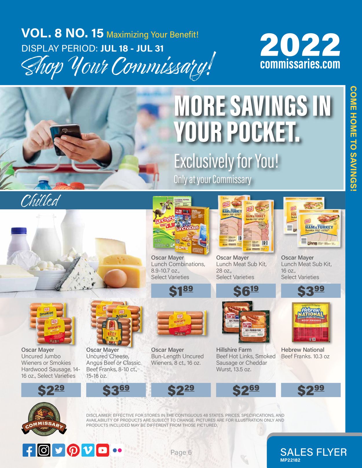 Commissary Weekly Ad Circular - valid 07/18-07/31/2022 (Page 6)