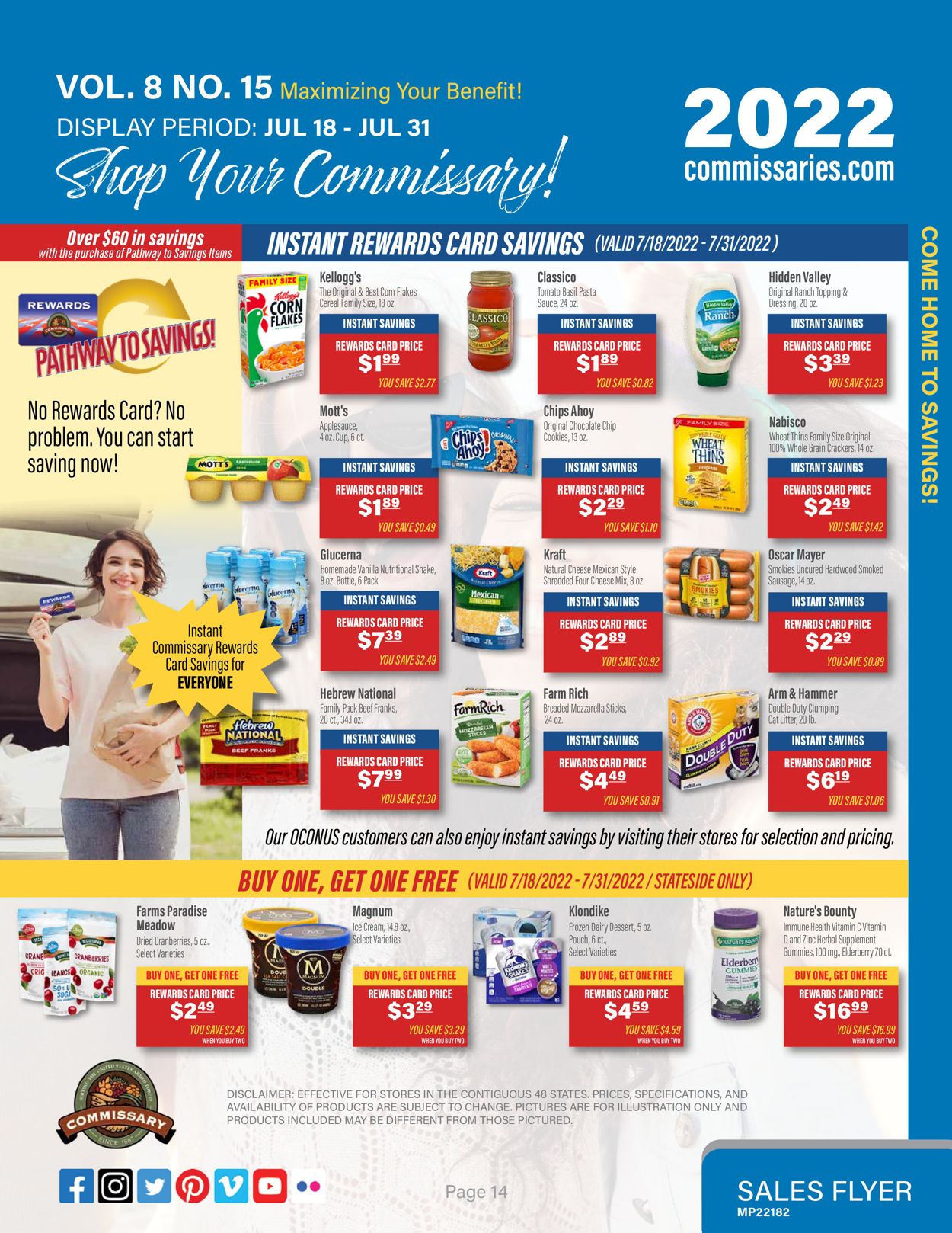 Commissary Weekly Ad Circular - valid 07/18-07/31/2022 (Page 14)