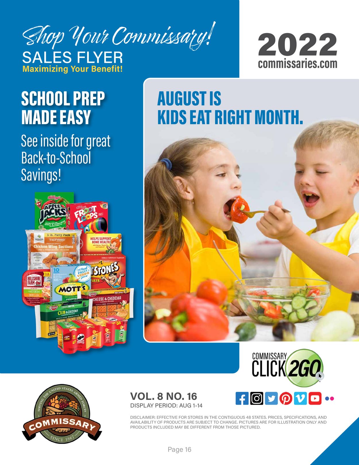 Commissary Weekly Ad Circular - valid 08/01-08/14/2022 (Page 16)