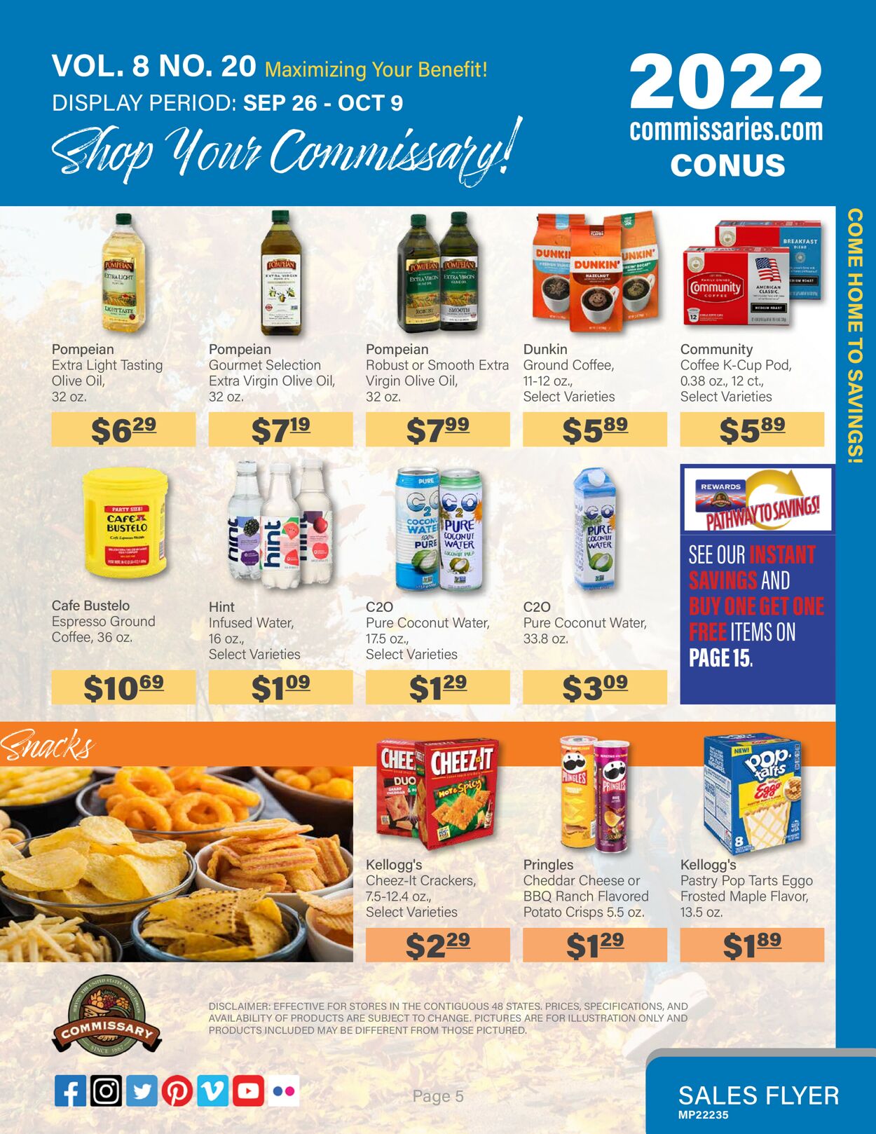 Commissary Weekly Ad Circular - valid 09/26-10/09/2022 (Page 5)