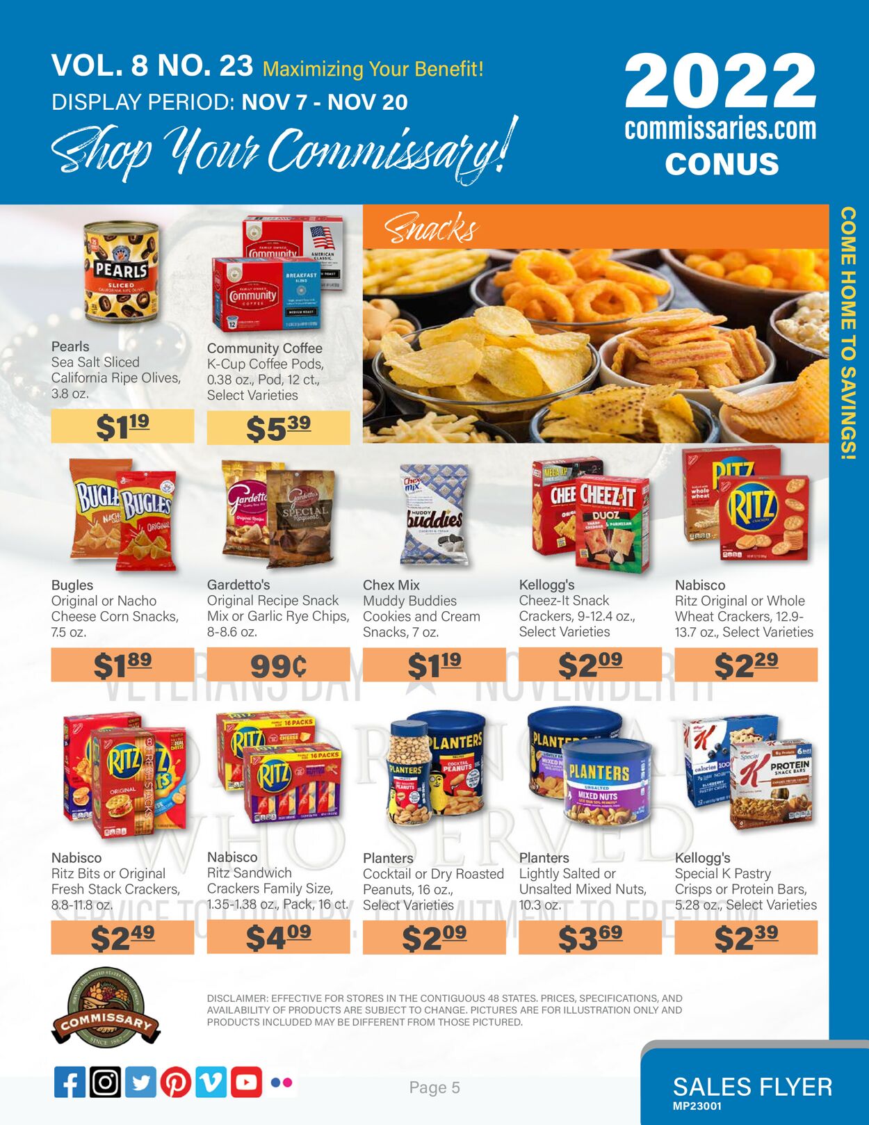 Commissary Weekly Ad Circular - valid 11/07-11/15/2022 (Page 5)