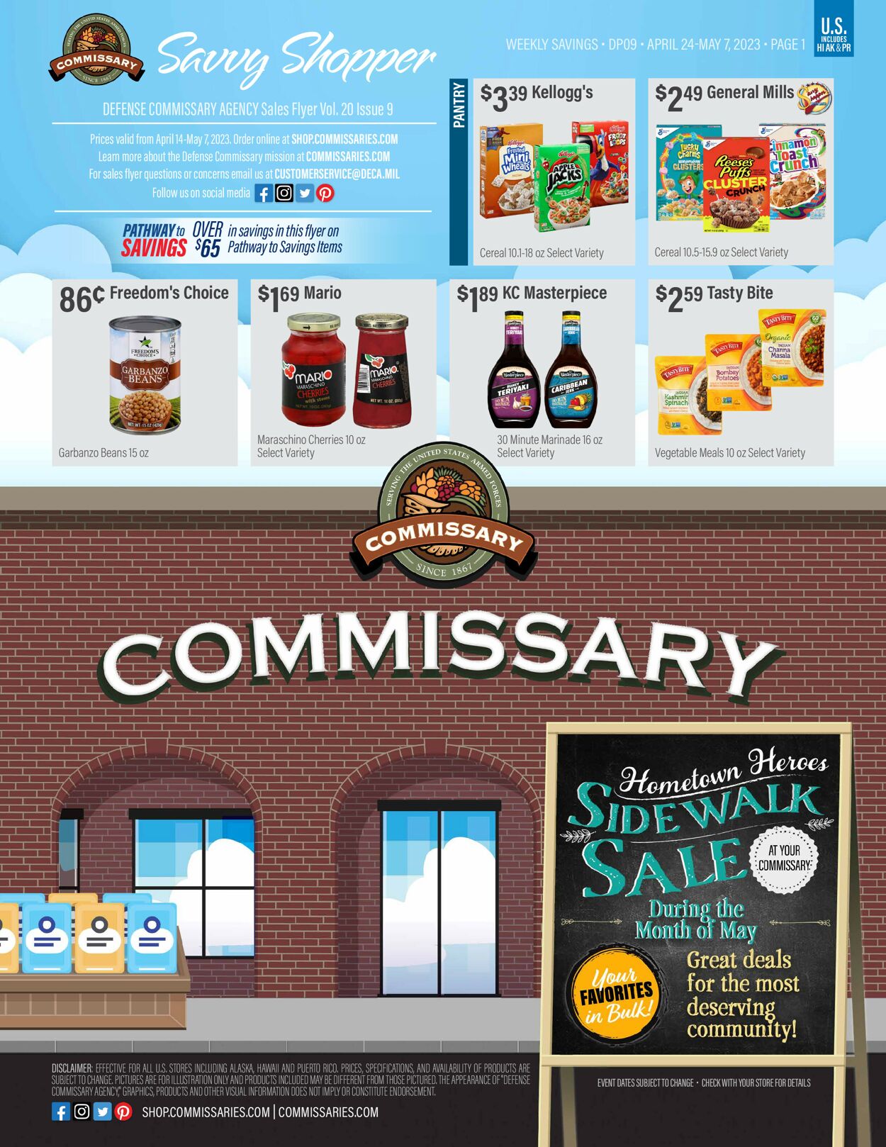 Commissary Weekly Ad Circular - valid 04/24-05/07/2023