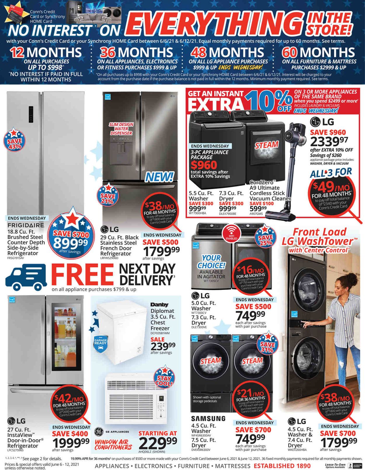 Conn's Home Plus Weekly Ad Circular - valid 06/06-06/12/2021 (Page 4)