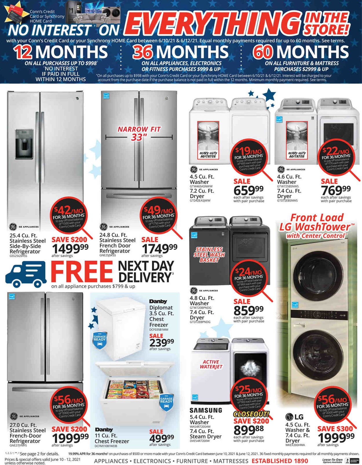 Conn's Home Plus Weekly Ad Circular - valid 06/10-06/12/2021 (Page 4)