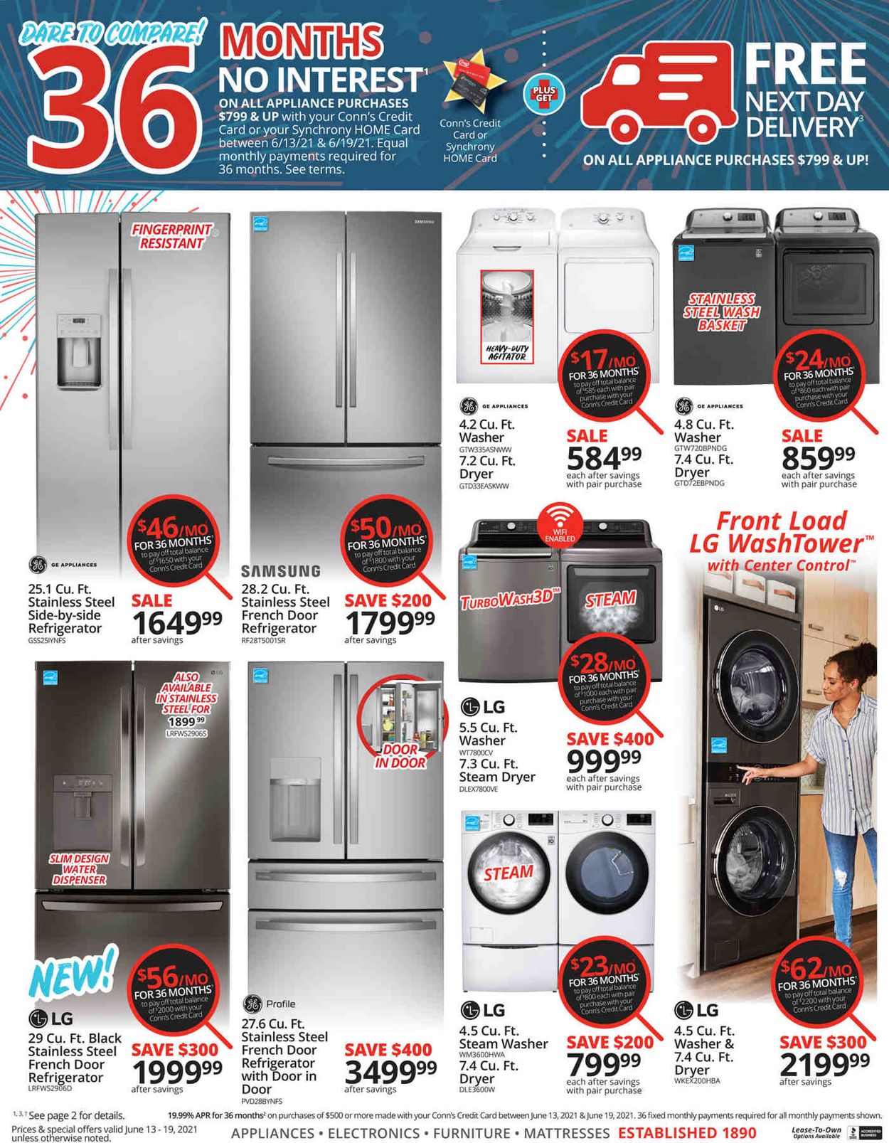 Conn's Home Plus Weekly Ad Circular - valid 06/13-06/19/2021 (Page 4)