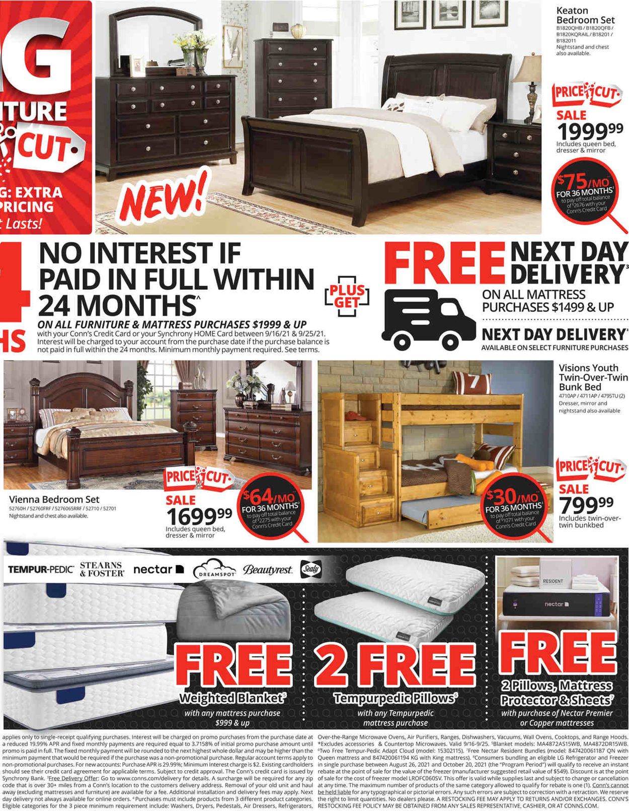 Conn's Home Plus Weekly Ad Circular - valid 09/16-09/25/2021 (Page 3)