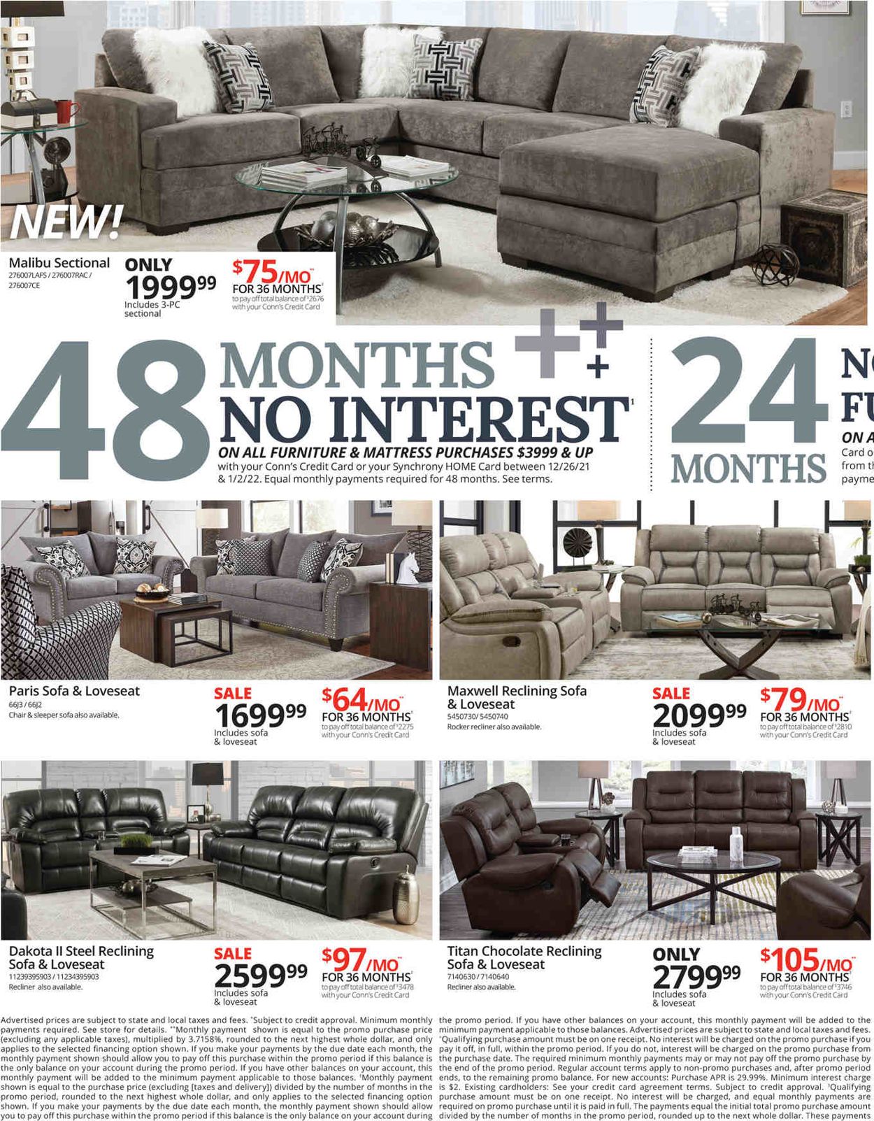Conn's Home Plus Weekly Ad Circular - valid 12/26-01/02/2022 (Page 2)