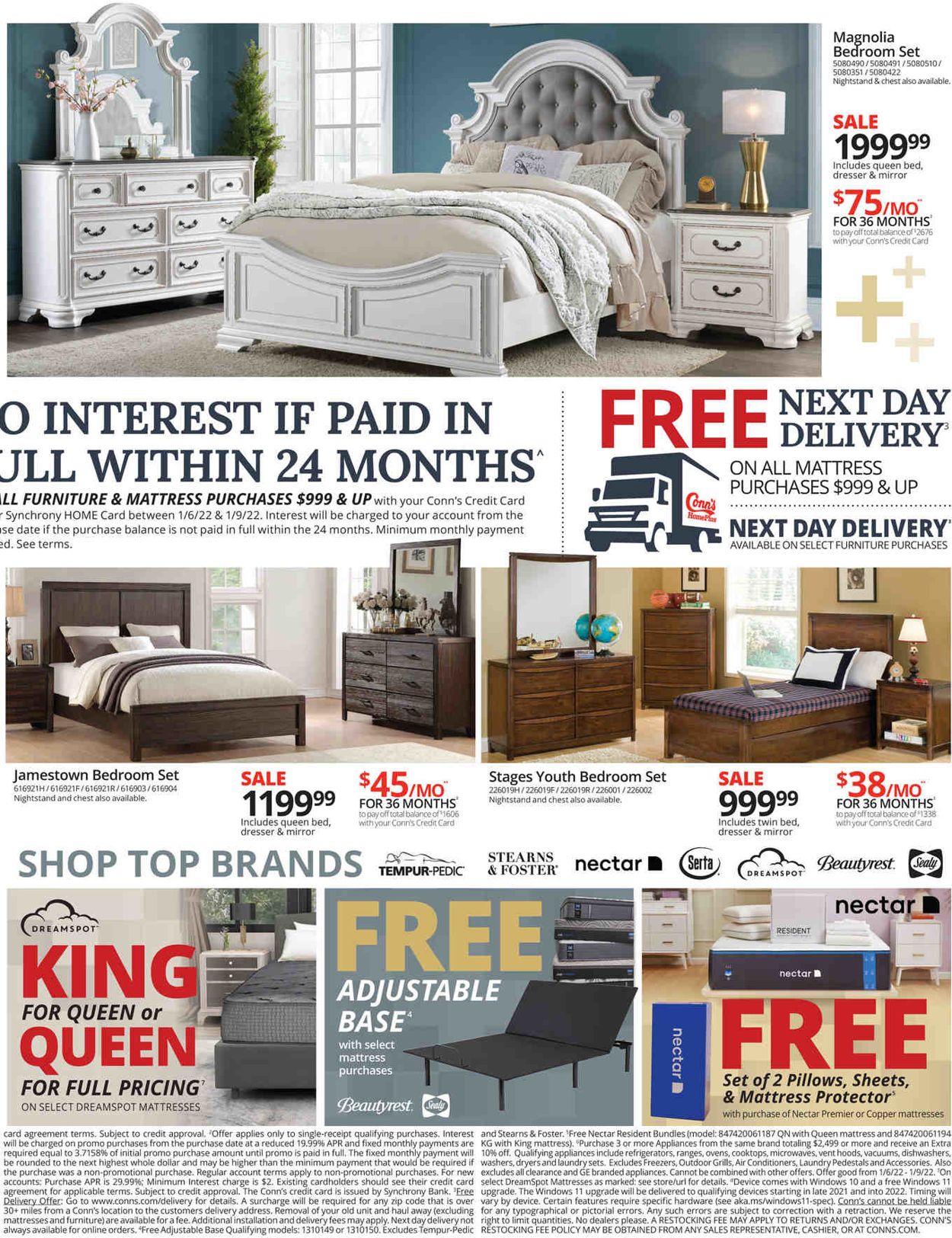 Conn's Home Plus Weekly Ad Circular - valid 01/06-01/09/2022 (Page 3)