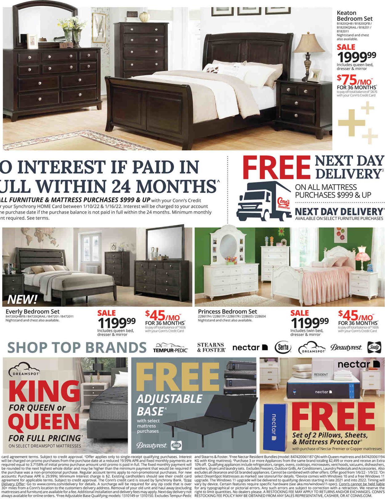 Conn's Home Plus Weekly Ad Circular - valid 01/10-01/16/2022 (Page 3)