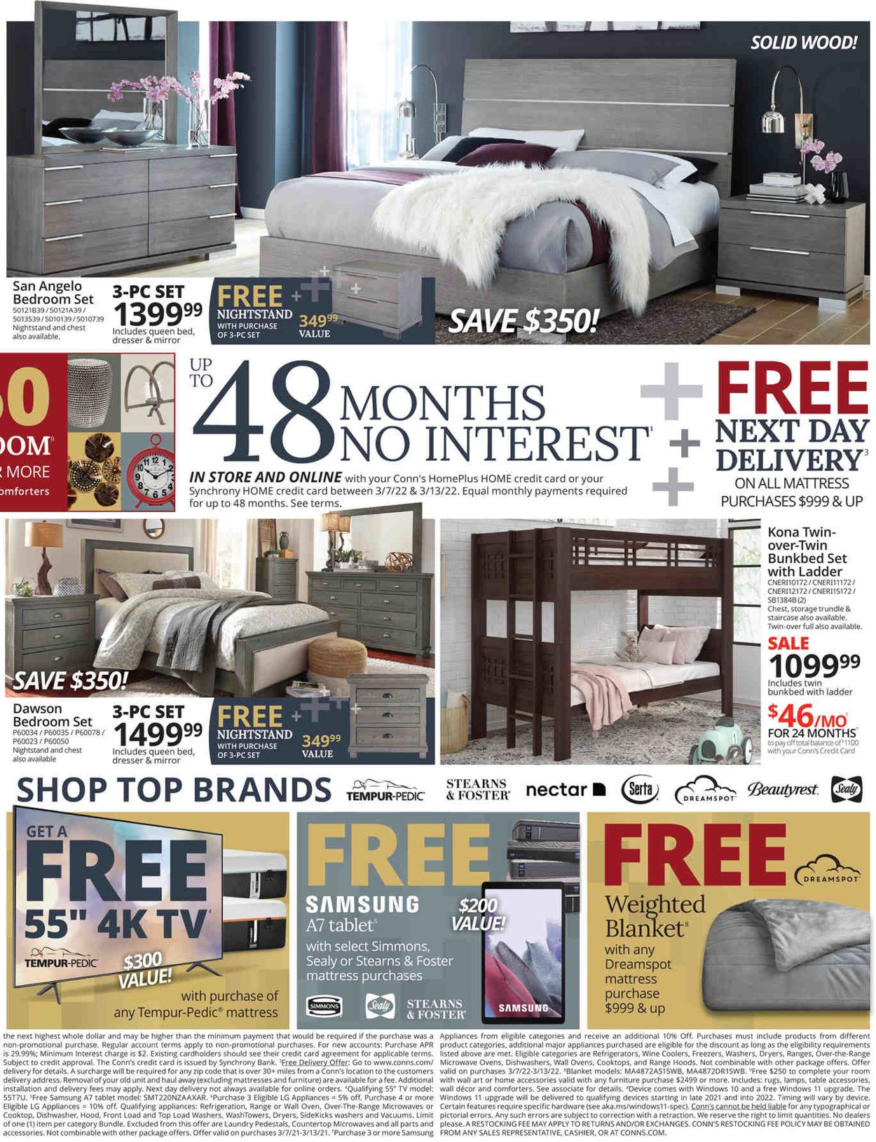 Conn's Home Plus Weekly Ad Circular - valid 03/07-03/13/2022 (Page 3)