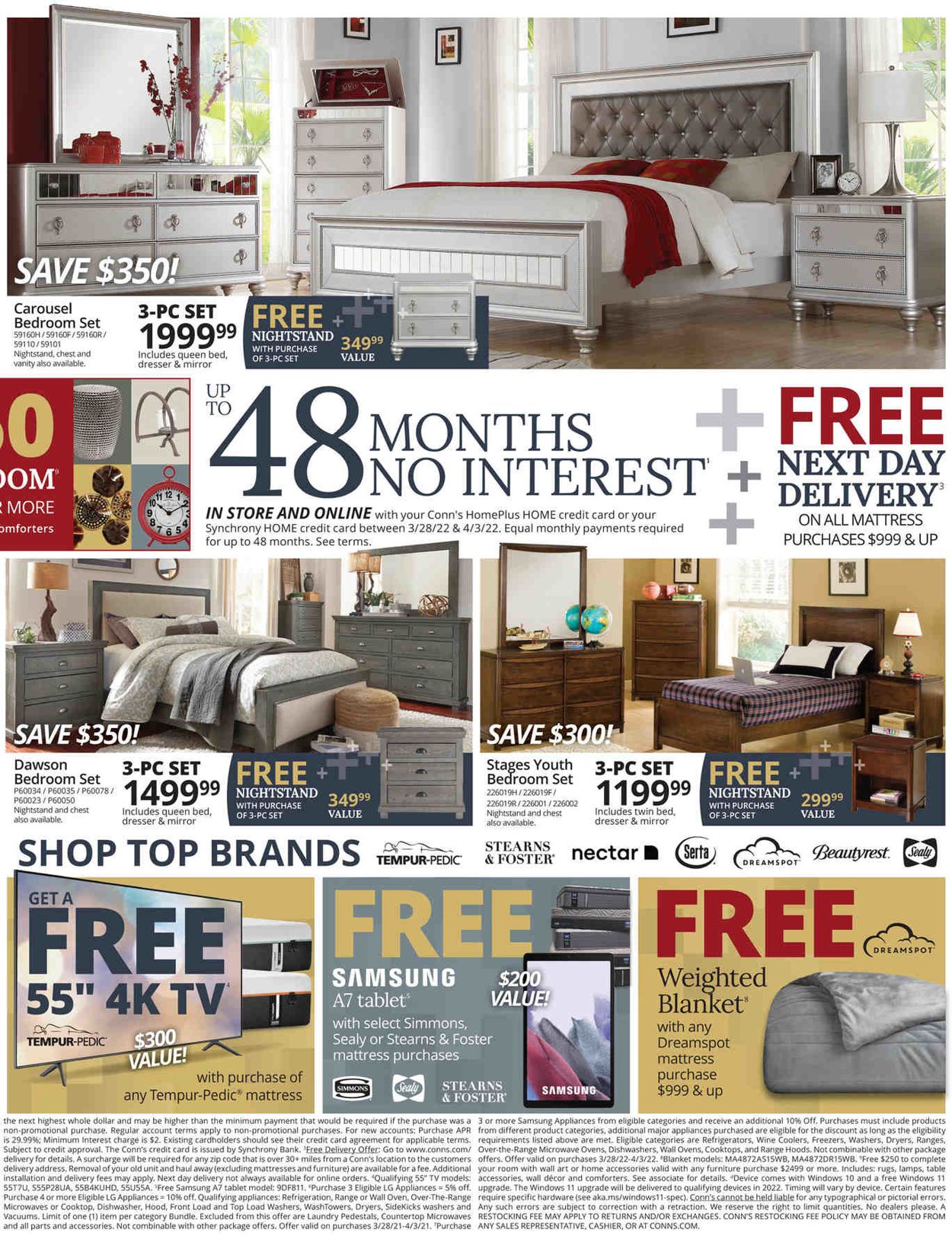 Conn's Home Plus Weekly Ad Circular - valid 03/28-04/03/2022 (Page 3)