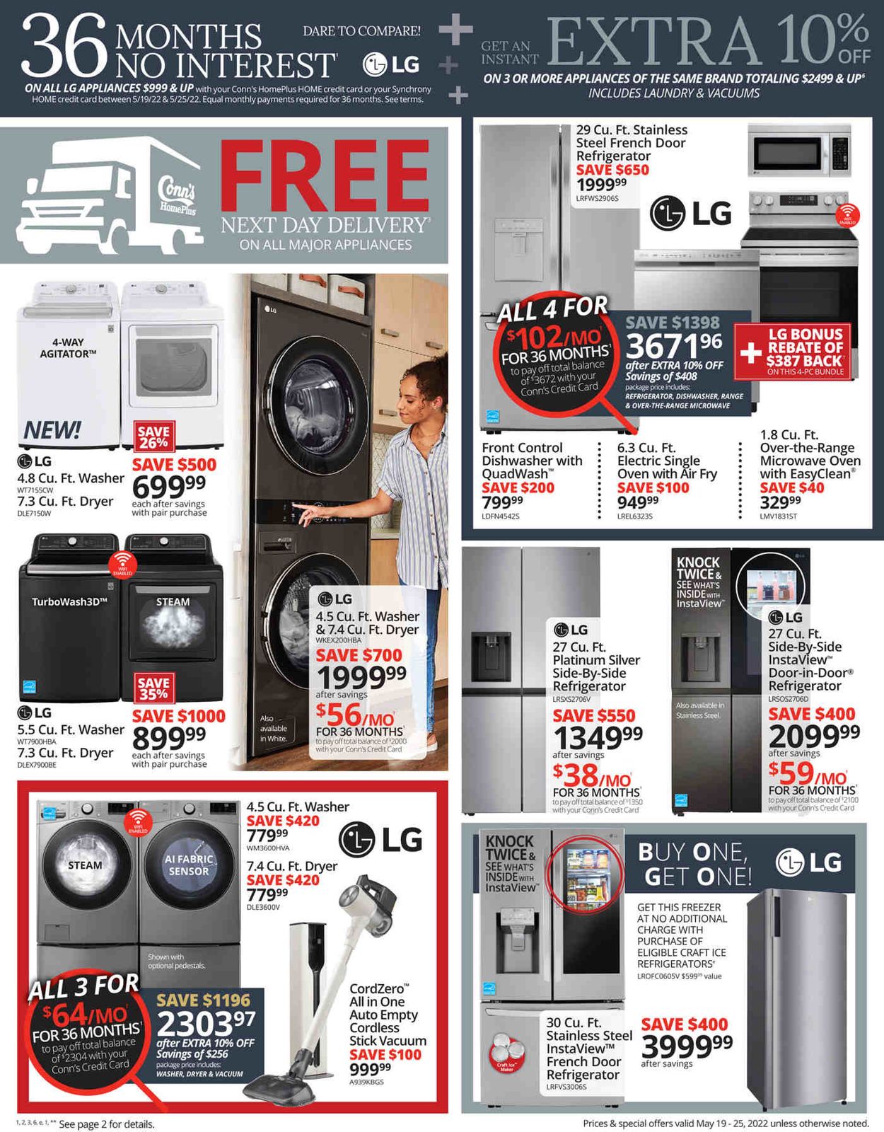 Conn's Home Plus Weekly Ad Circular - valid 05/19-05/25/2022 (Page 6)