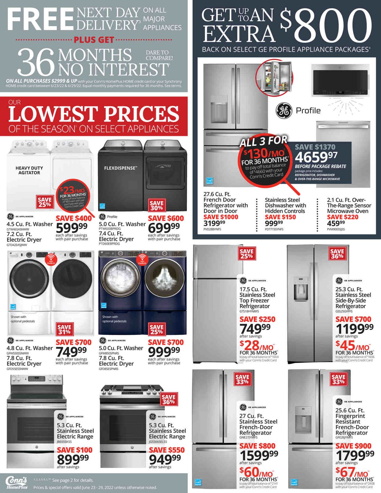 Conn's Home Plus Weekly Ad Circular - valid 06/23-06/29/2022 (Page 6)