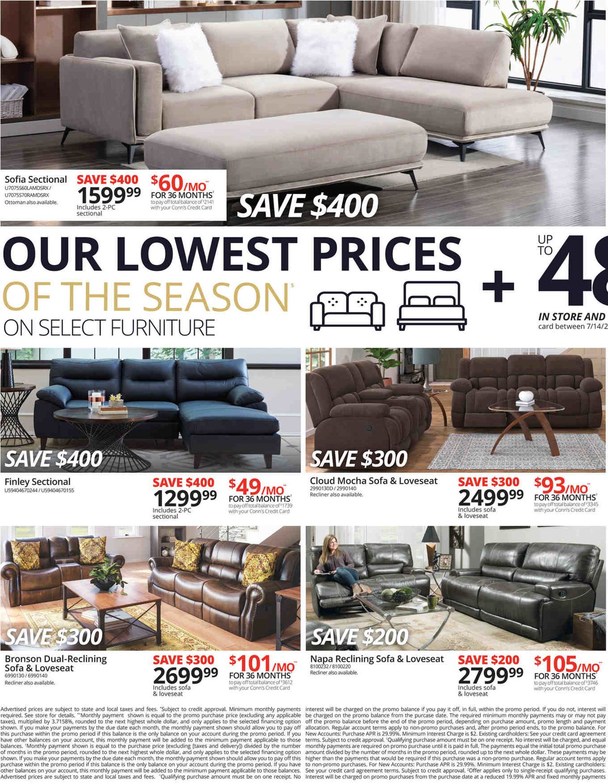 Conn's Home Plus Weekly Ad Circular - valid 07/14-07/17/2022 (Page 2)